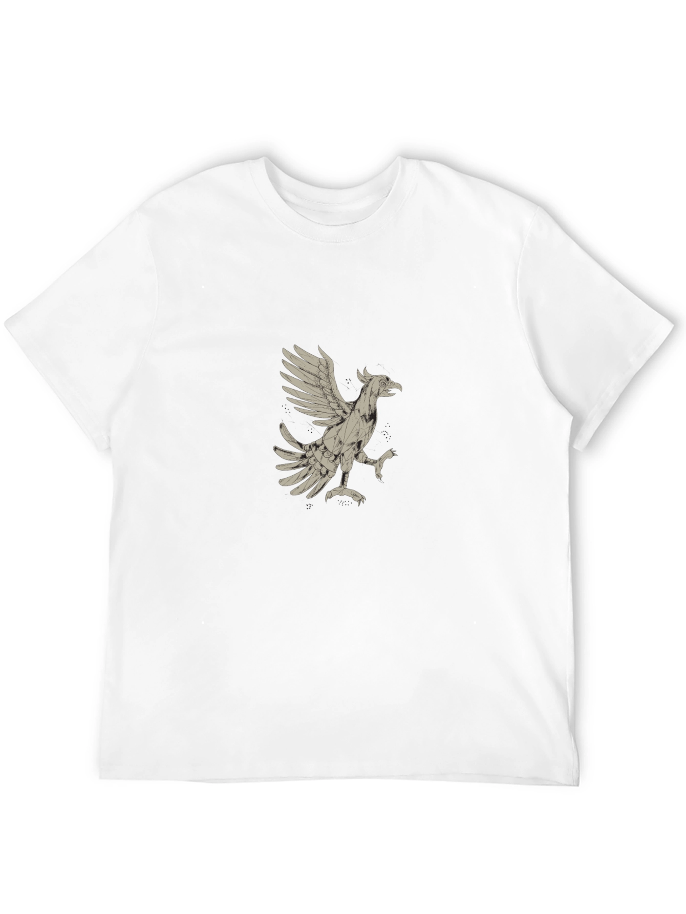 Griffin Graphic Tee - Black Cotton Blend