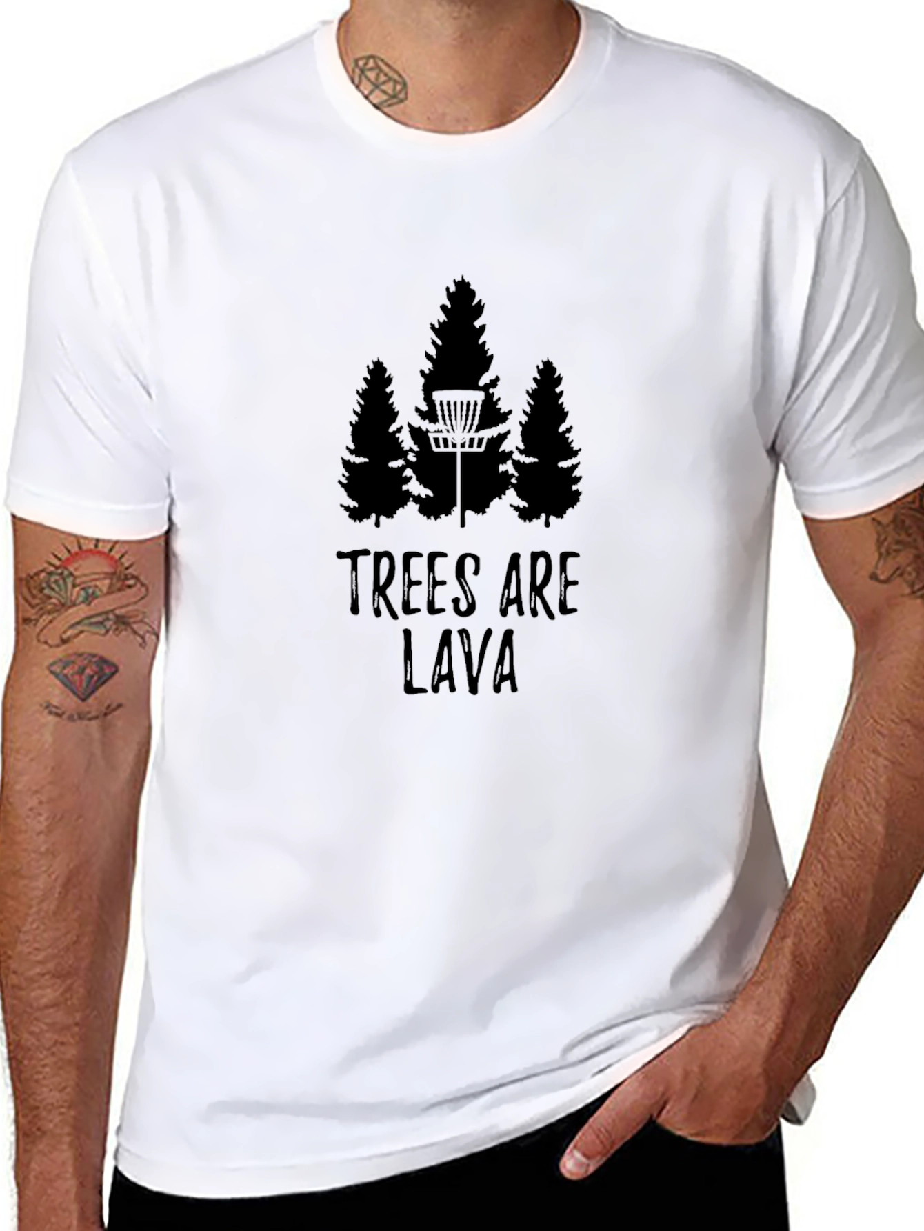 Trees Are Lava Disc Golf T-Shirt