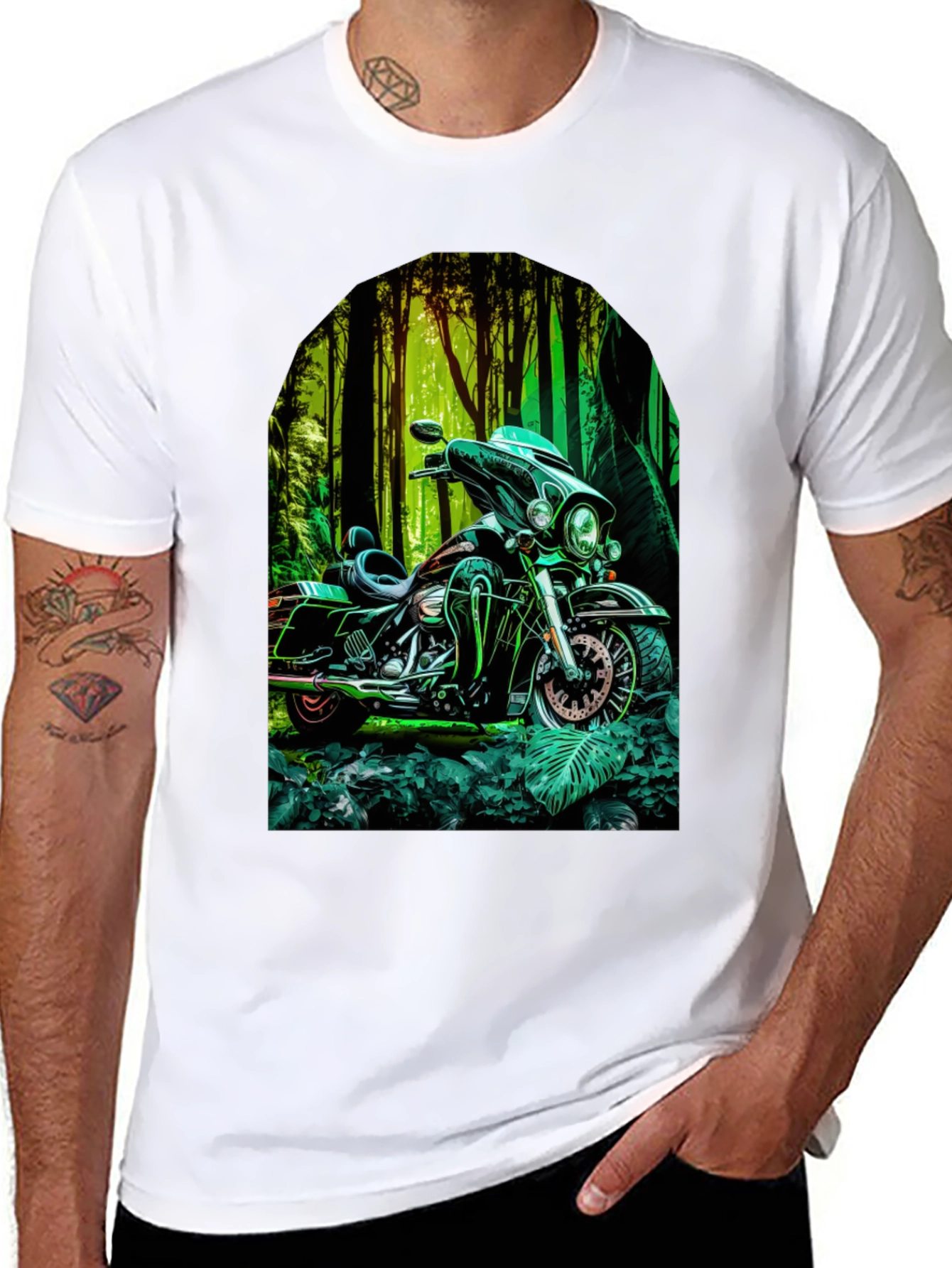 Motorcycle Forest T-Shirt