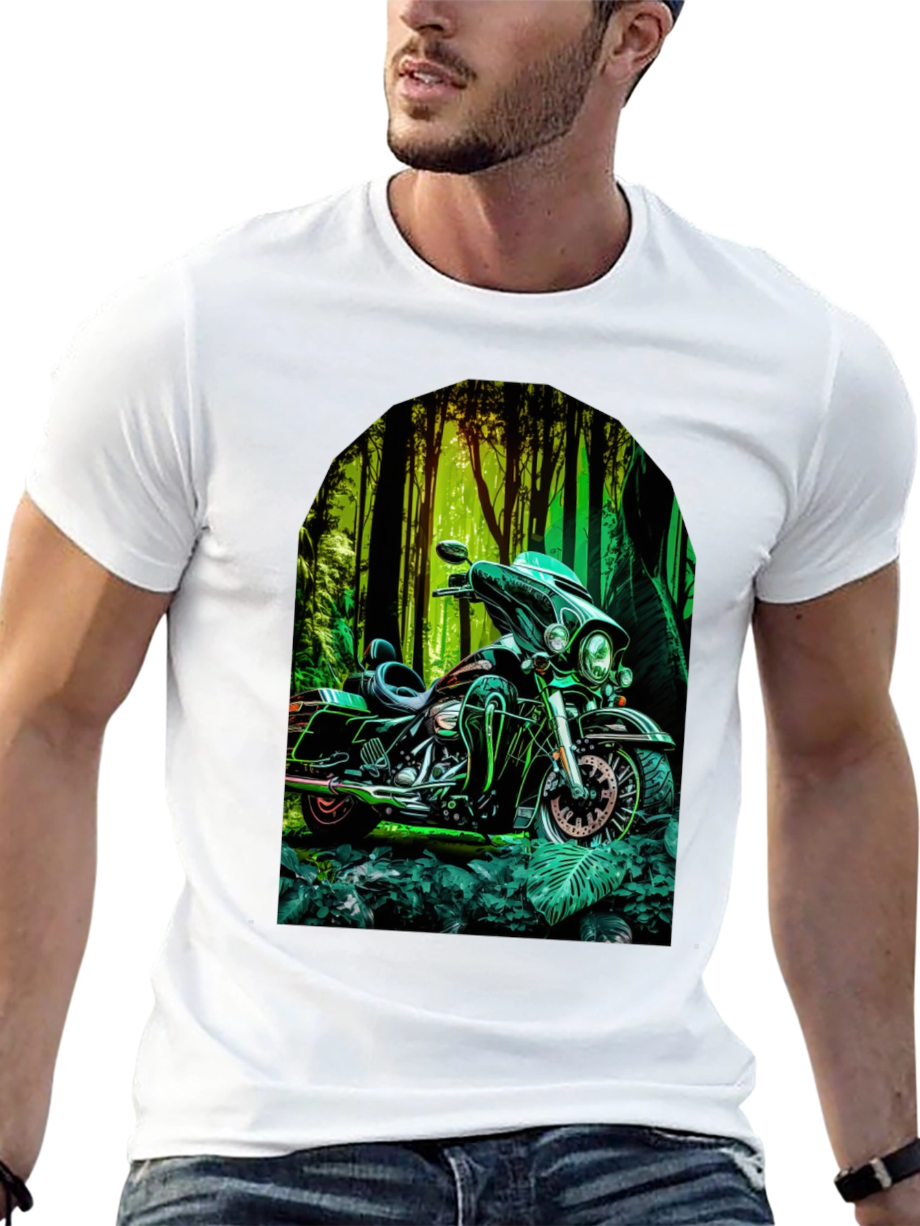 Motorcycle Forest T-Shirt