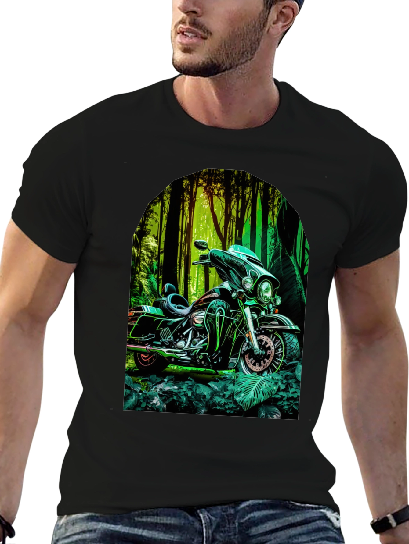 Motorcycle Forest T-Shirt
