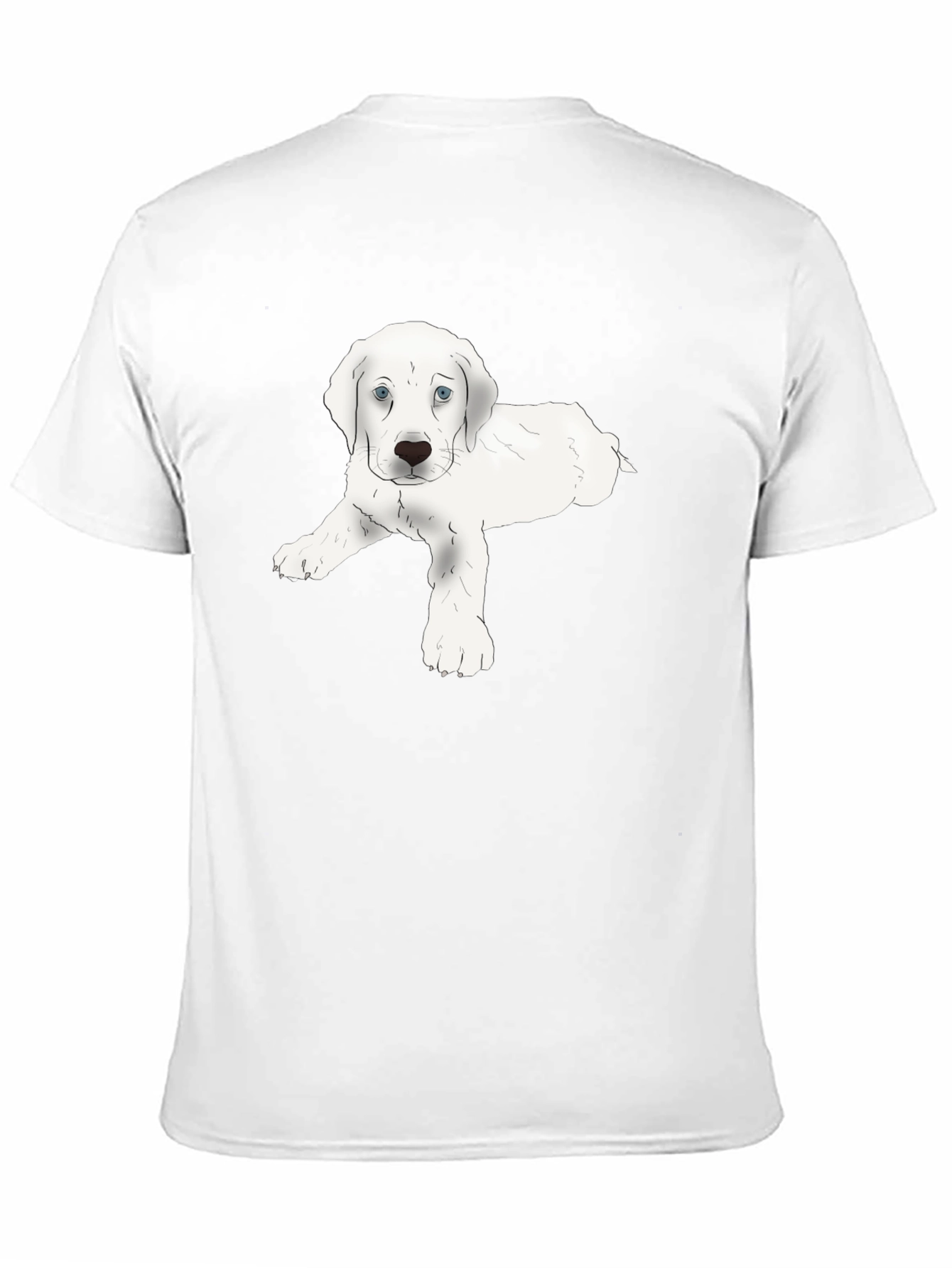 Puppy Graphic Black T-Shirt