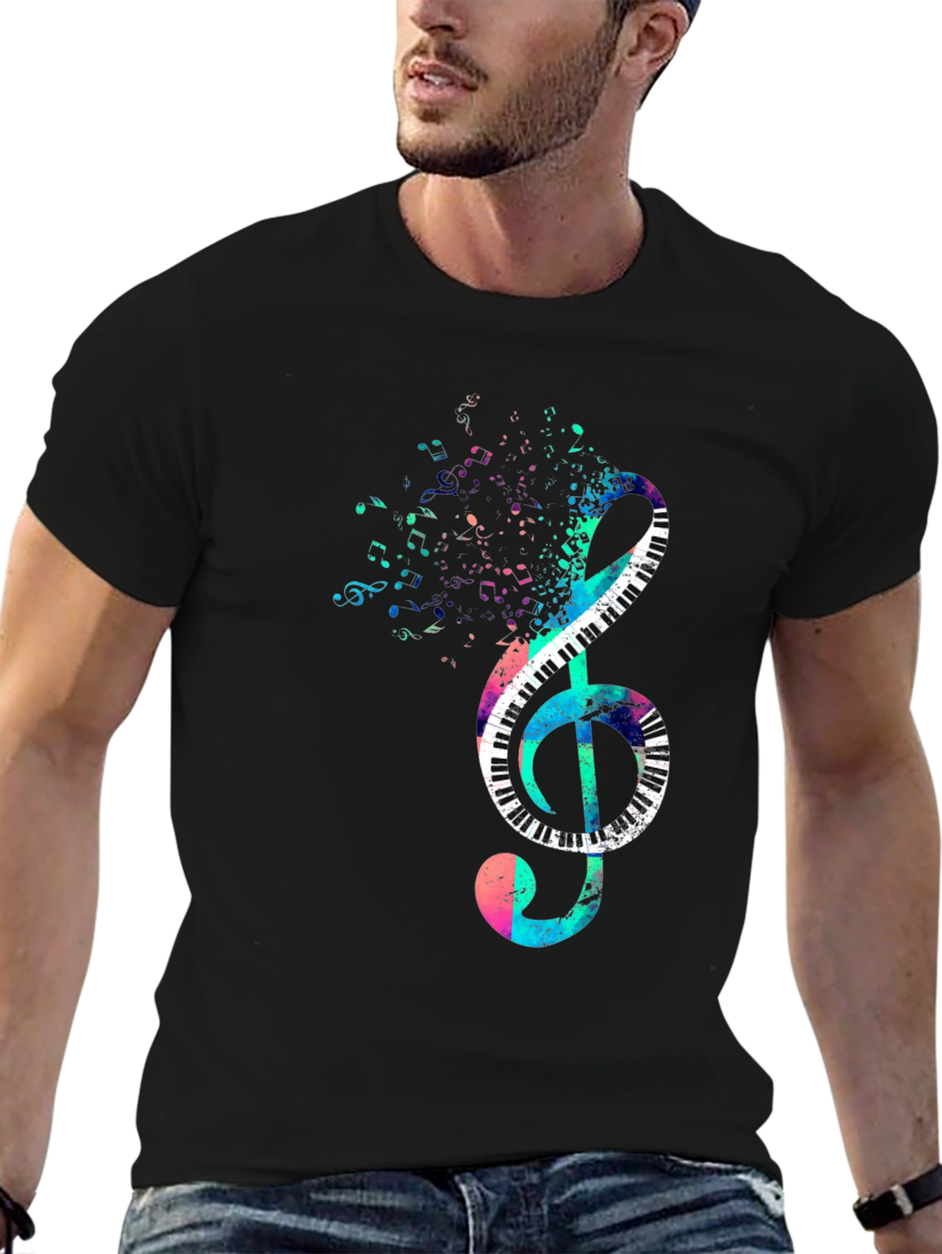 Musical Clef Piano Key T-Shirt