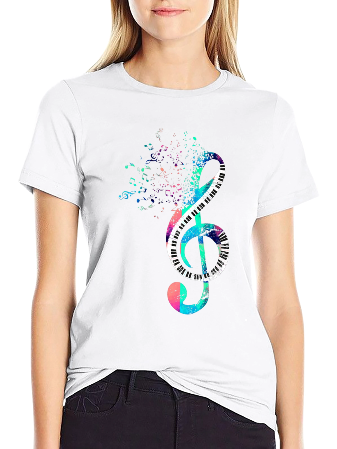 Musical Clef Piano Key T-Shirt