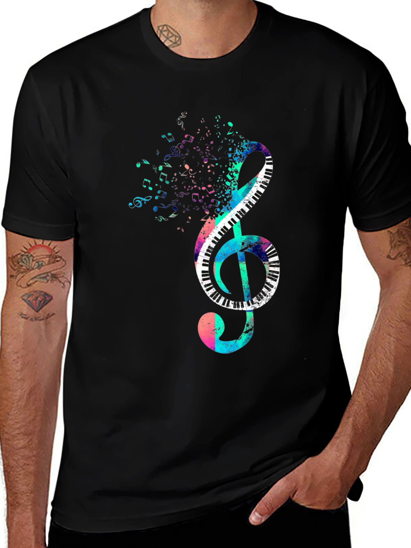 Musical Clef Piano Key T-Shirt