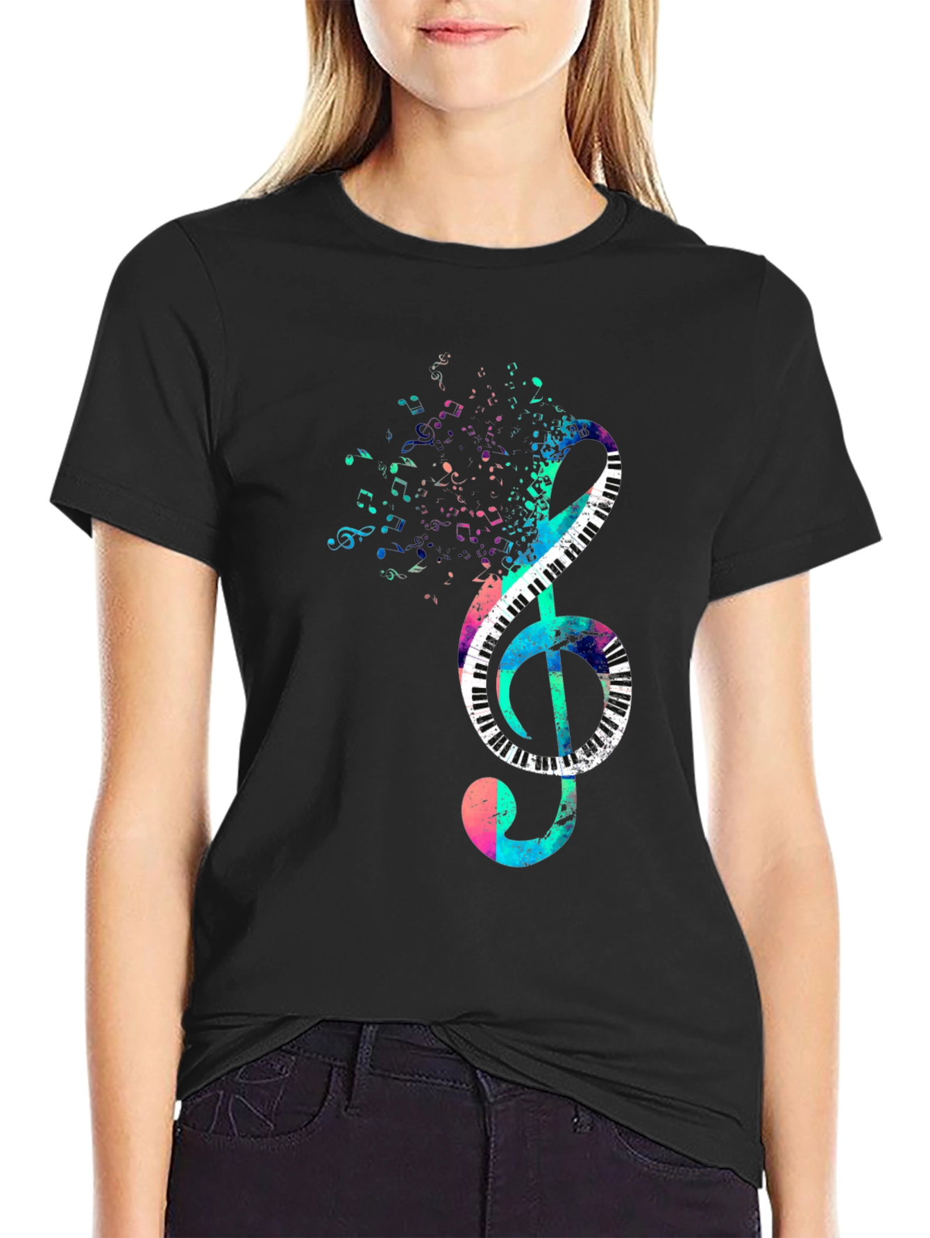 Musical Clef Piano Key T-Shirt