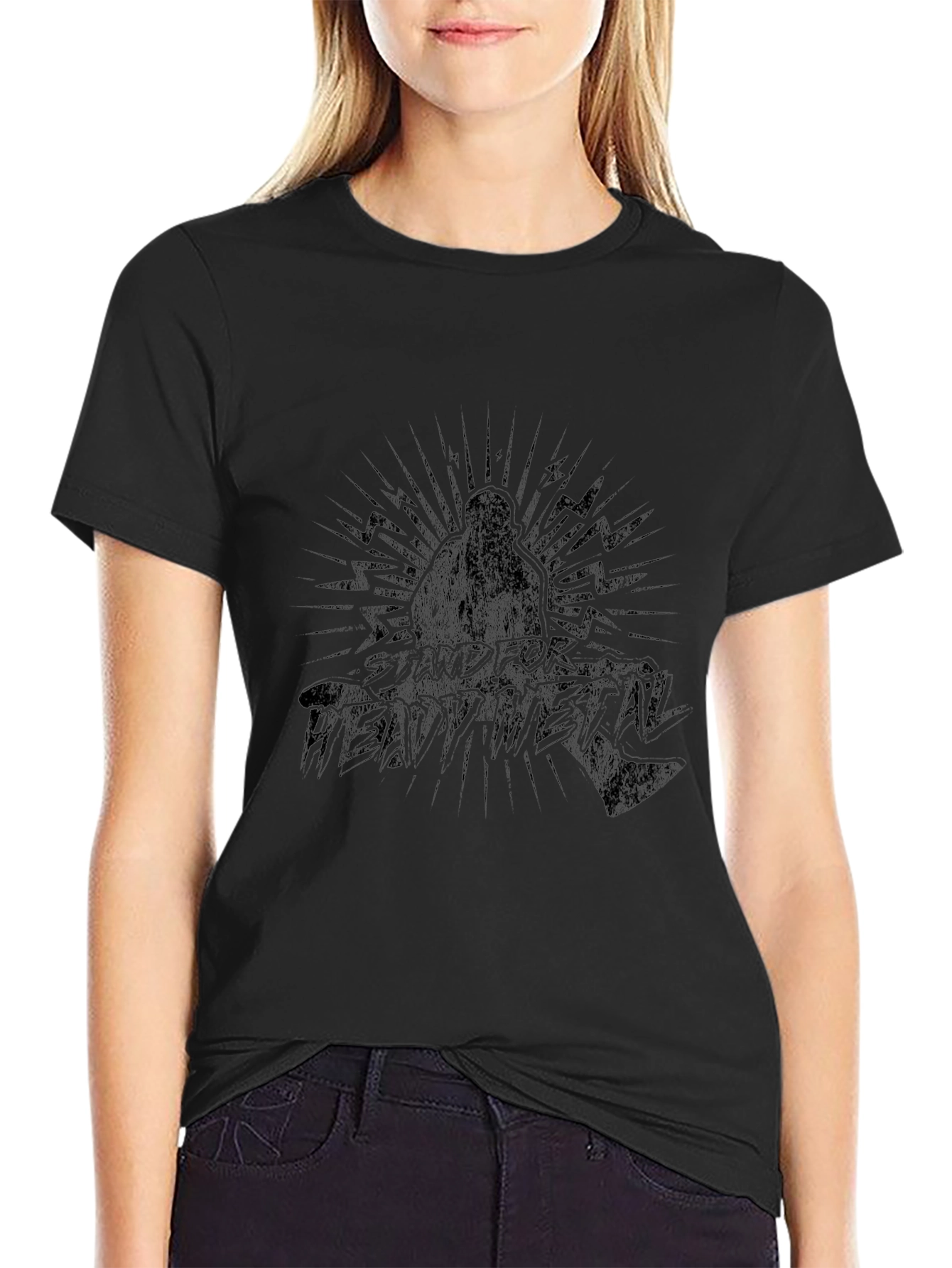 Stand For Heavy Metal Black T-Shirt