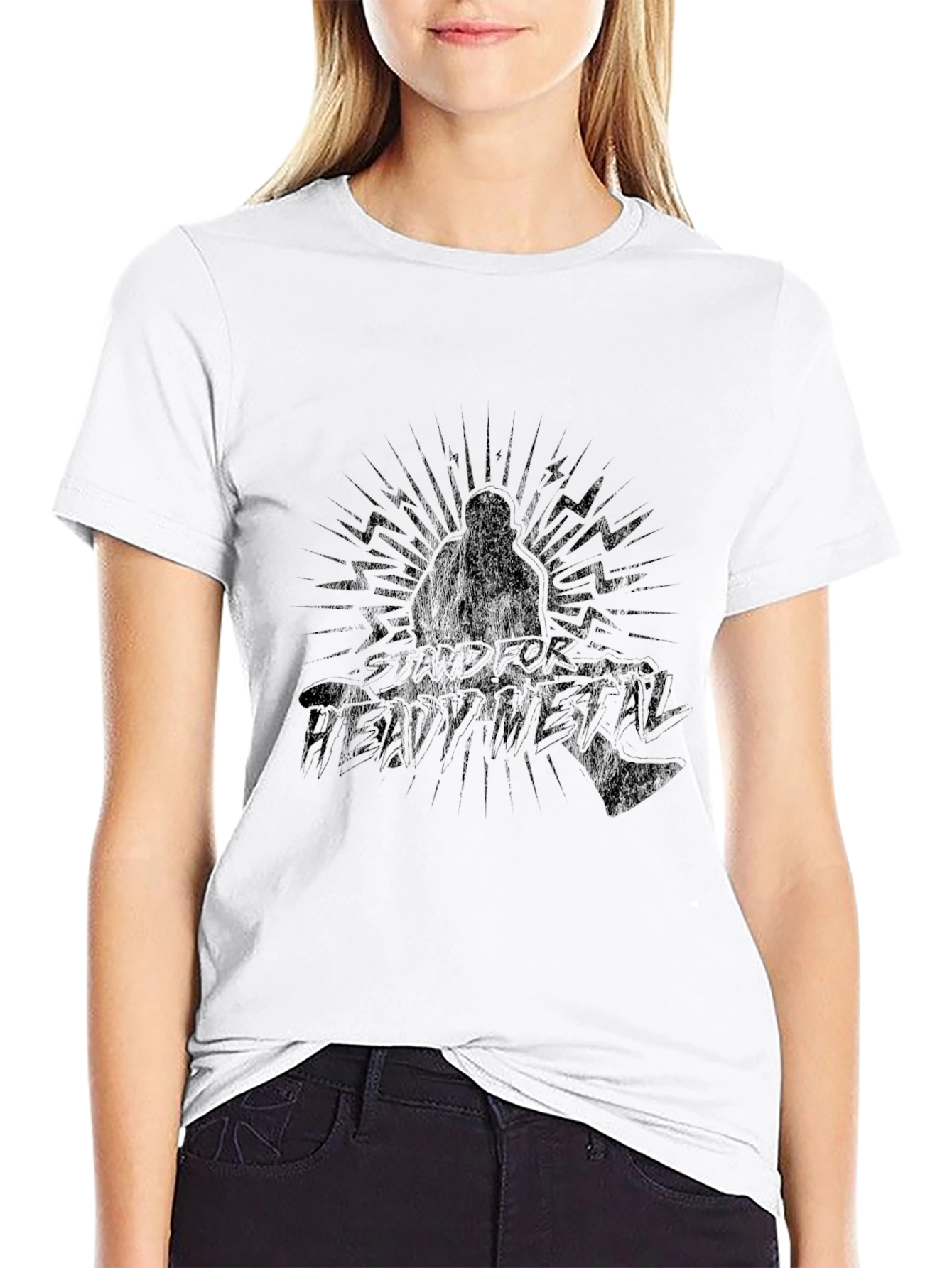 Stand For Heavy Metal Black T-Shirt