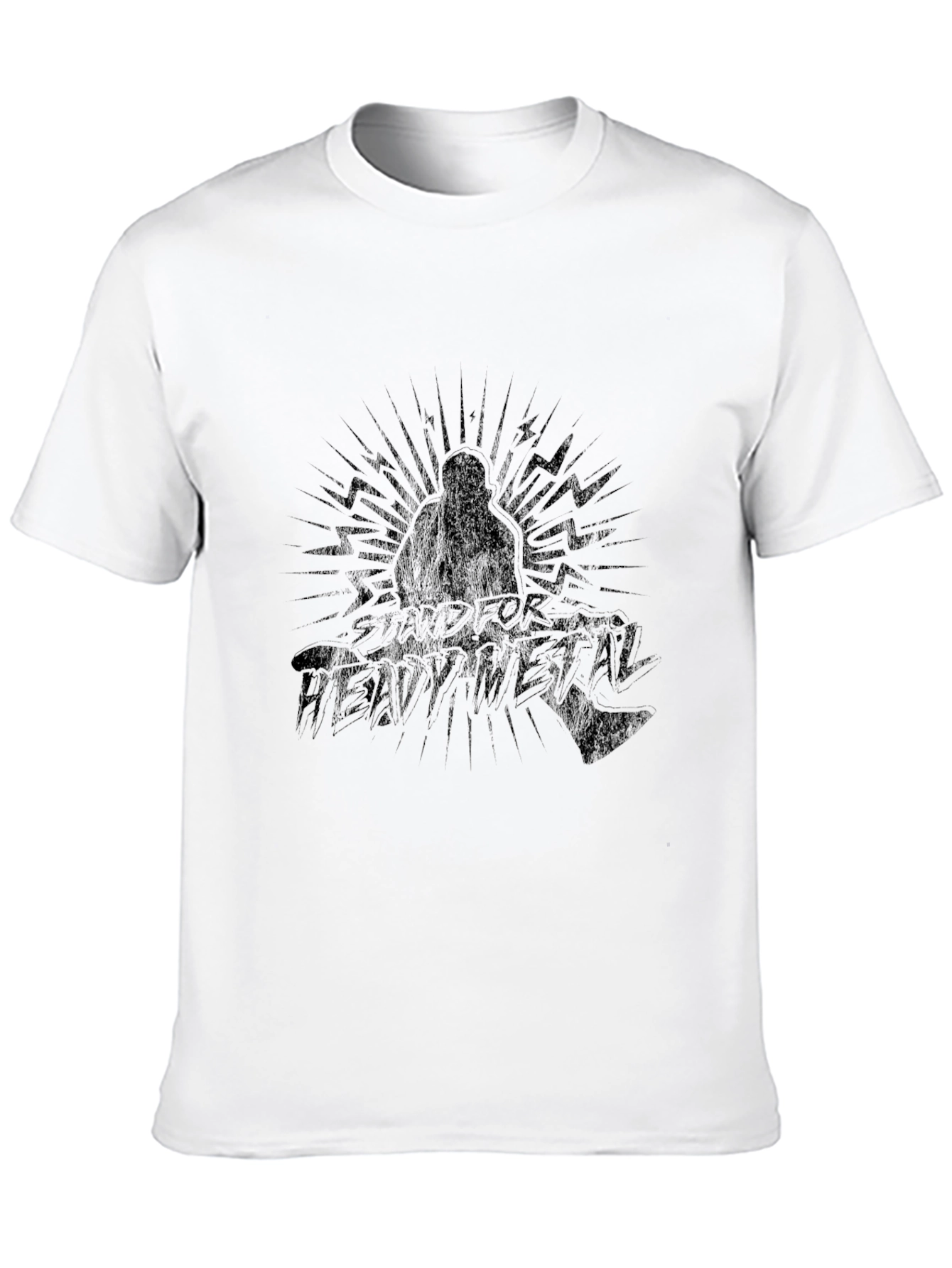 Stand For Heavy Metal Black T-Shirt