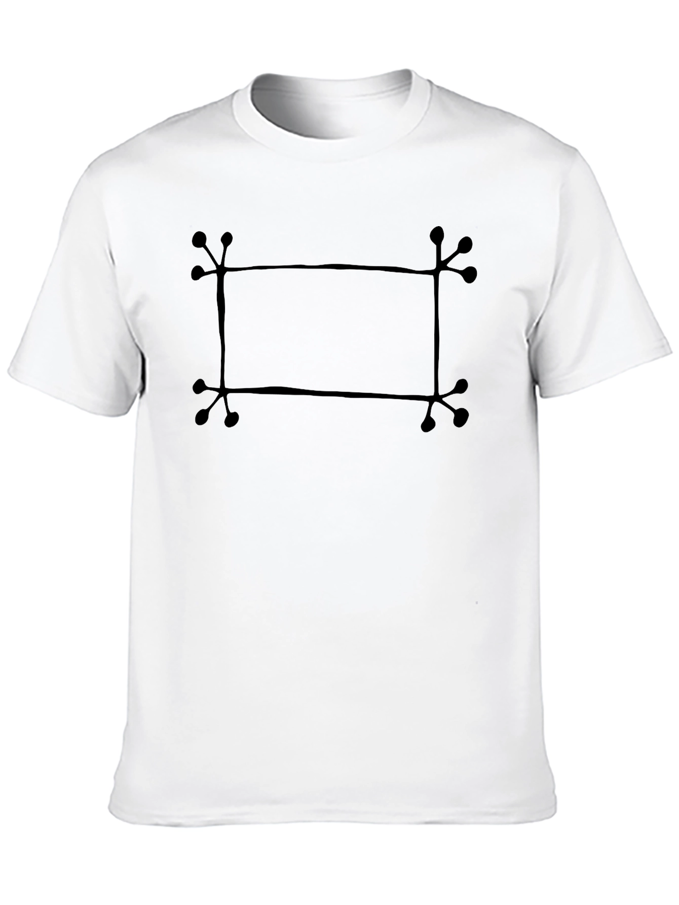 Abstract Rectangle T-Shirt - Modern Minimalist Design
