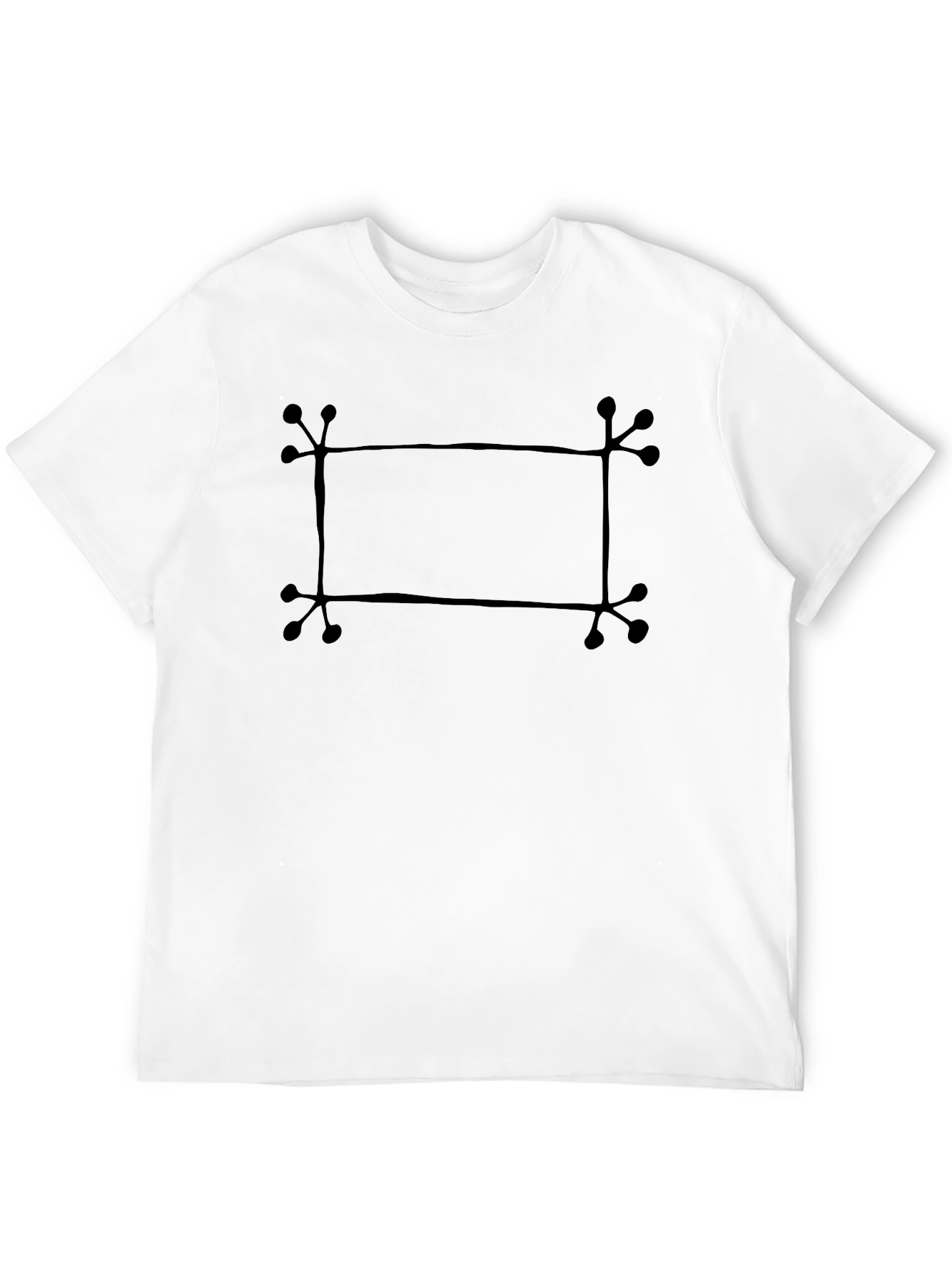 Abstract Rectangle T-Shirt - Modern Minimalist Design