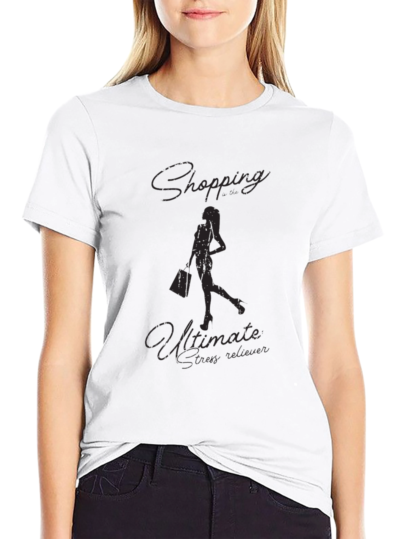 Shopping Ultimate Stress Reliever T-Shirt