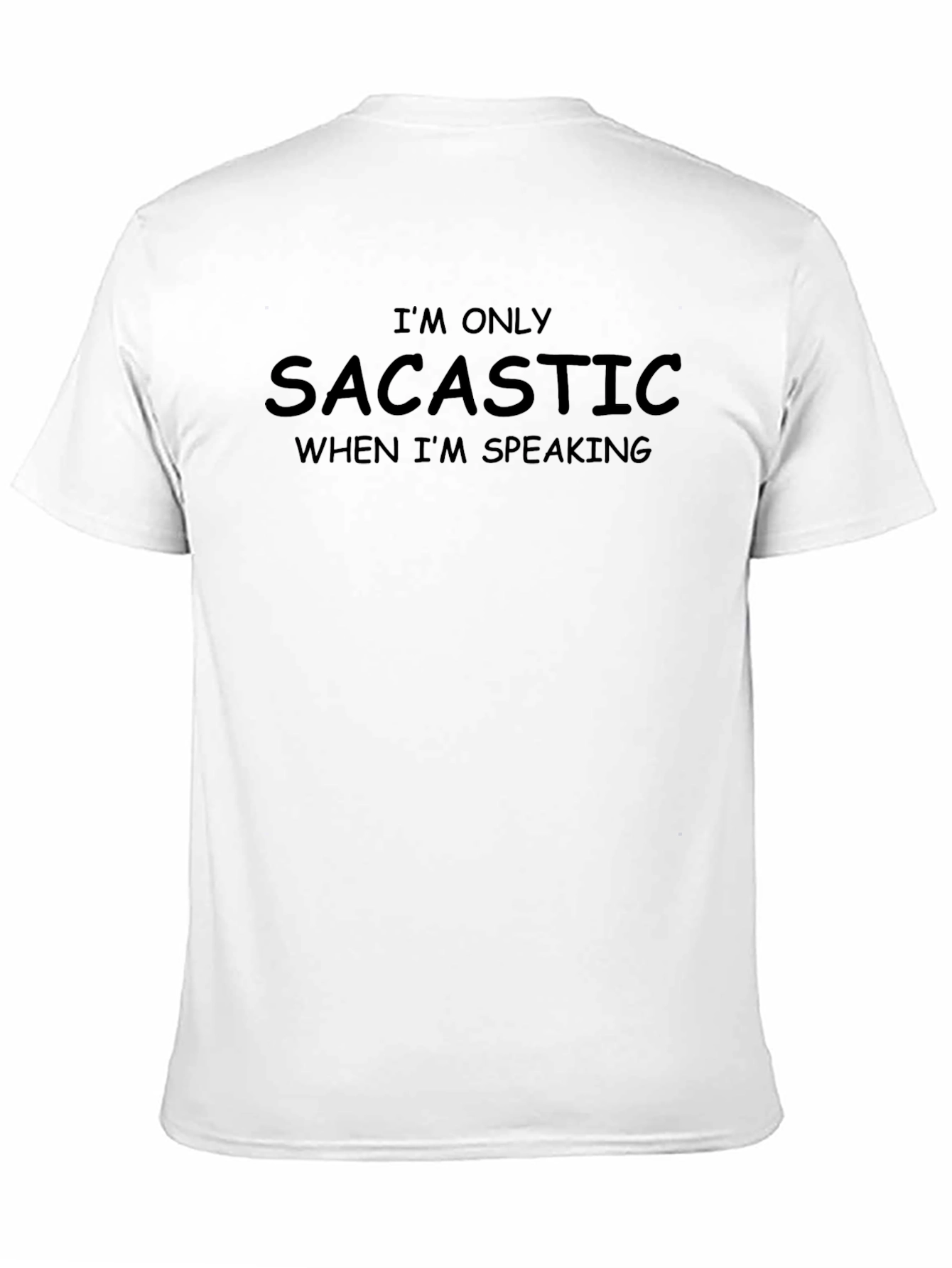 Sacastic Graphic T-Shirt - Black