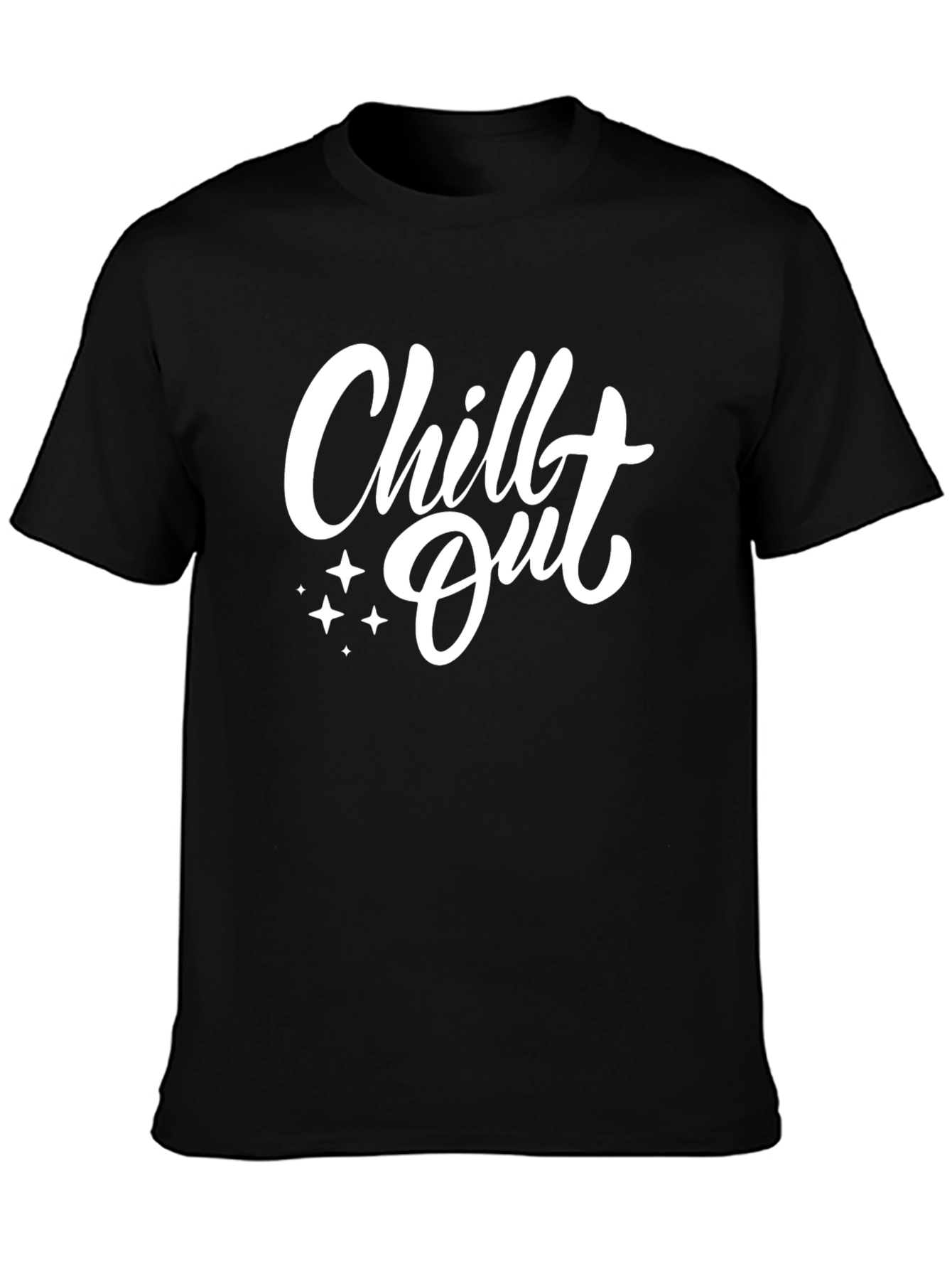 Chill Out Black T-Shirt