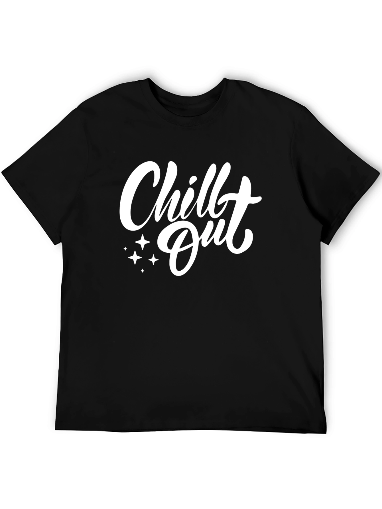 Chill Out Black T-Shirt