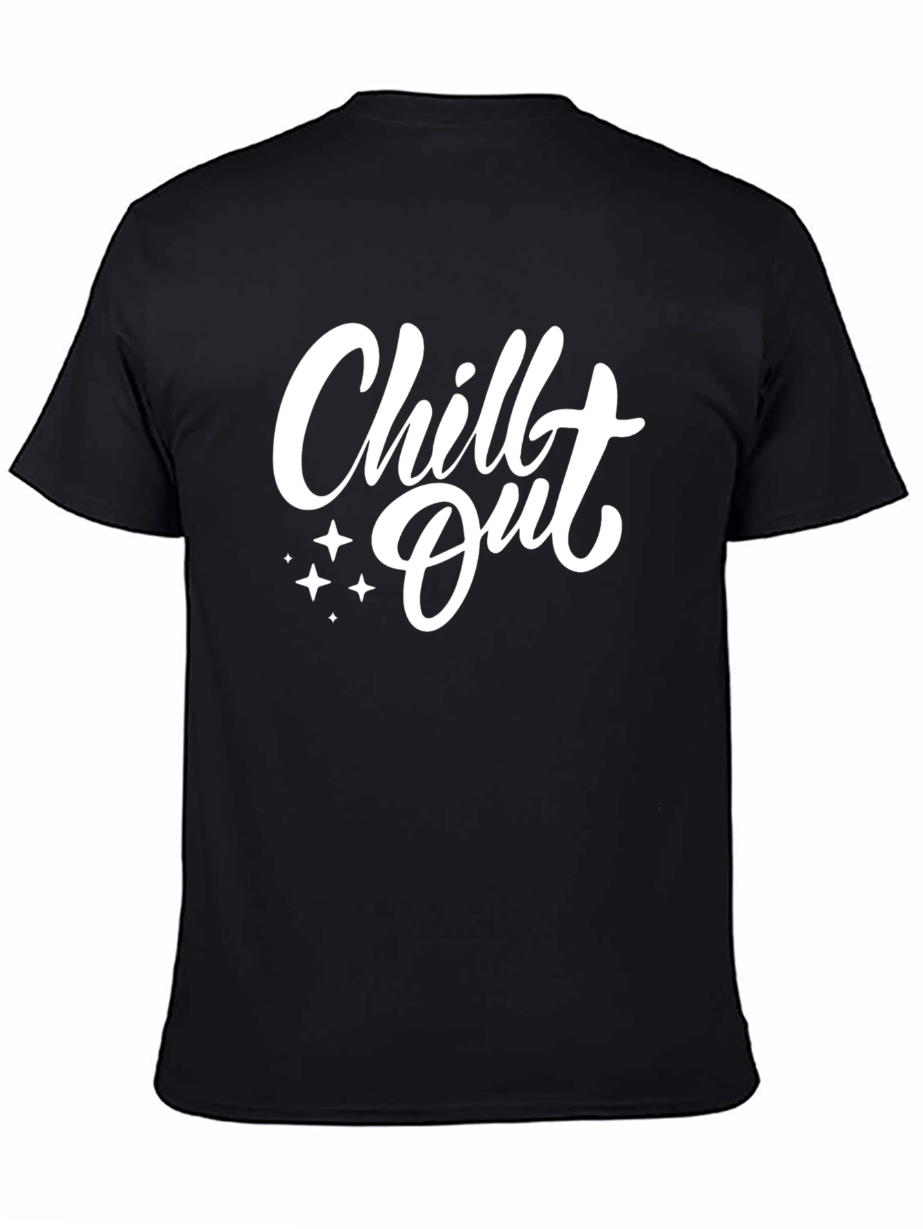 Chill Out Black T-Shirt