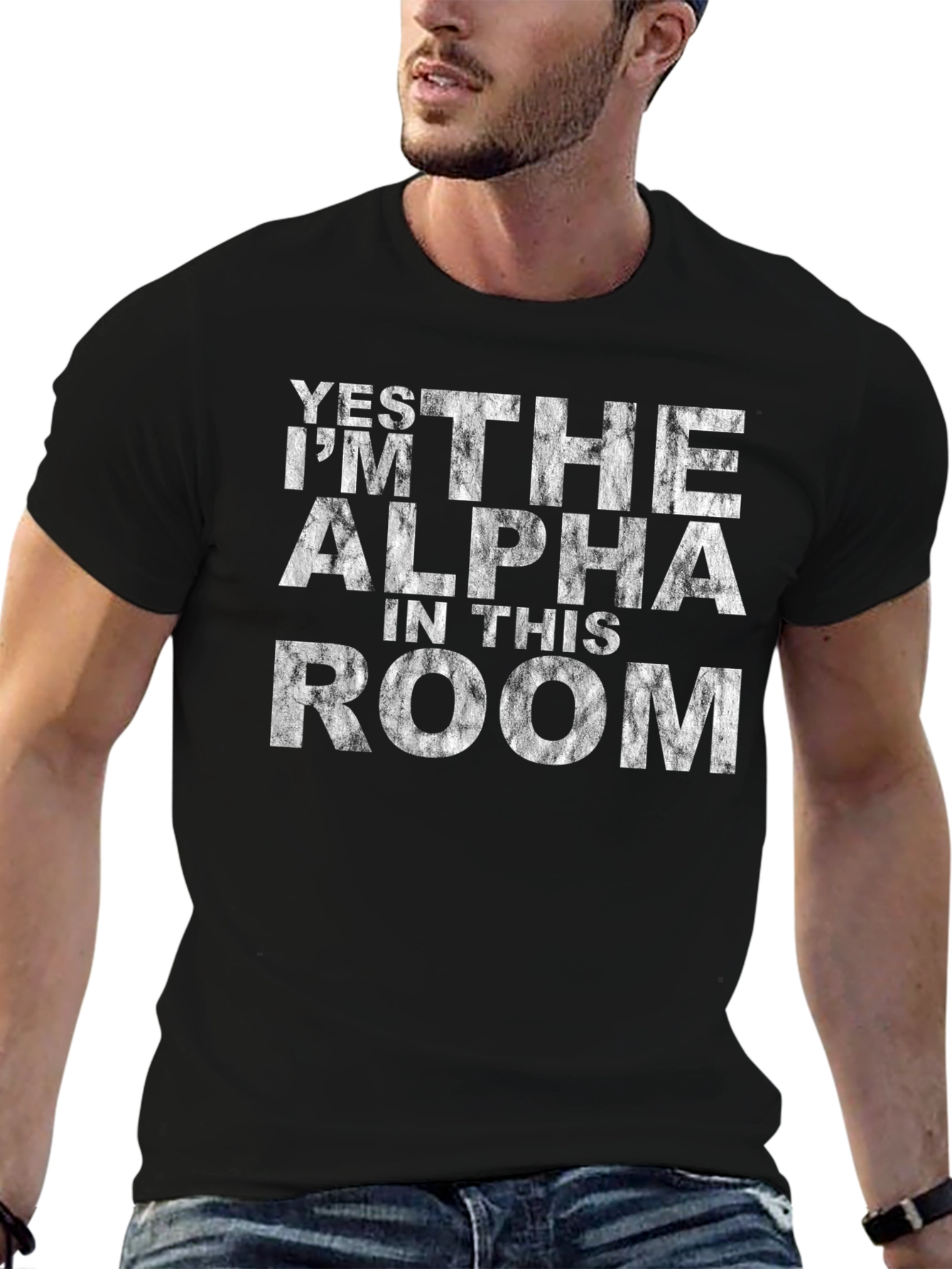 Yes Im The Alpha In This Room Graphic T-Shirt