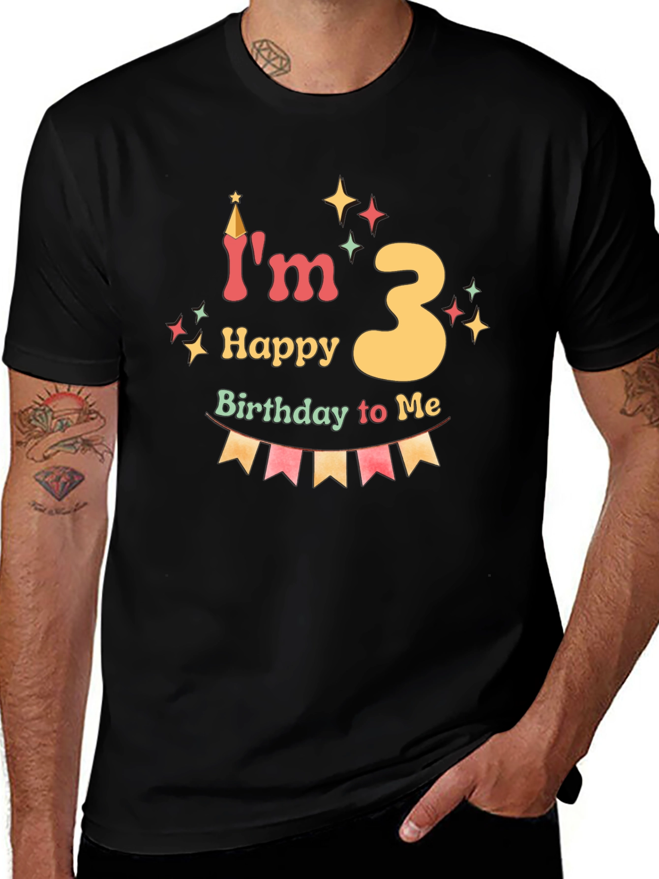 Im Happy 3 Birthday To Me T-Shirt