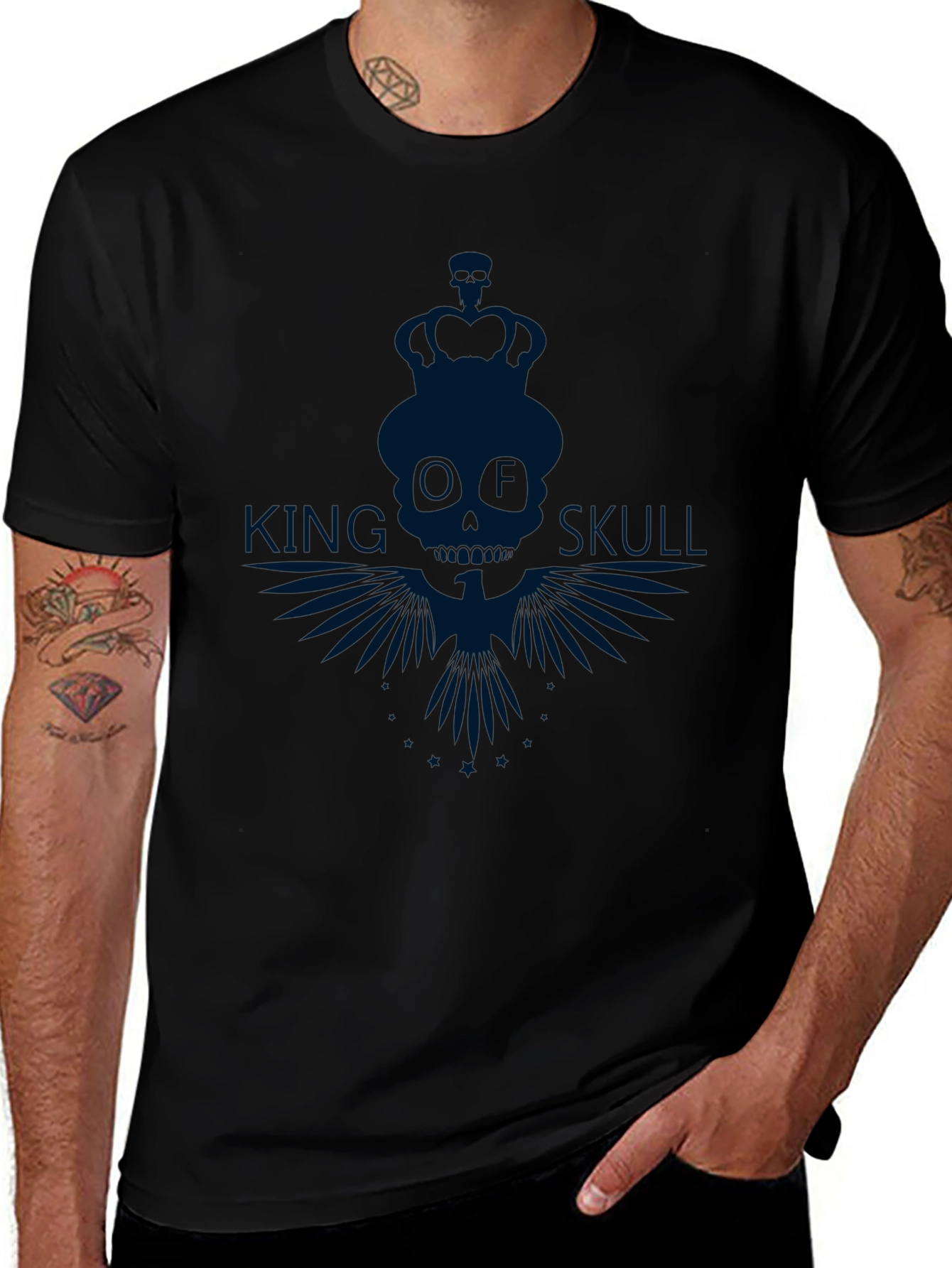 King of Skull T-Shirt - Graphic Tee