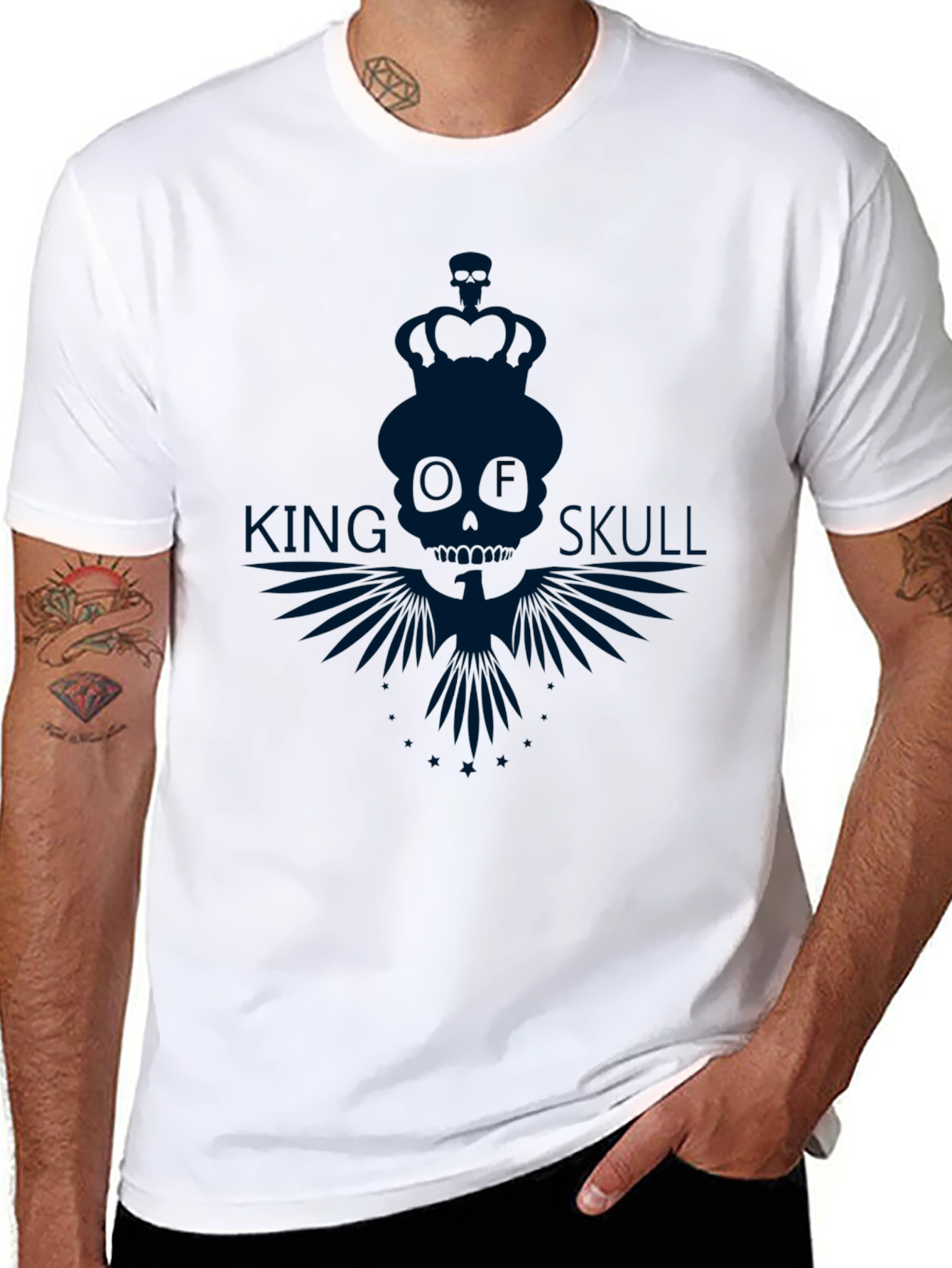 King of Skull T-Shirt - Graphic Tee