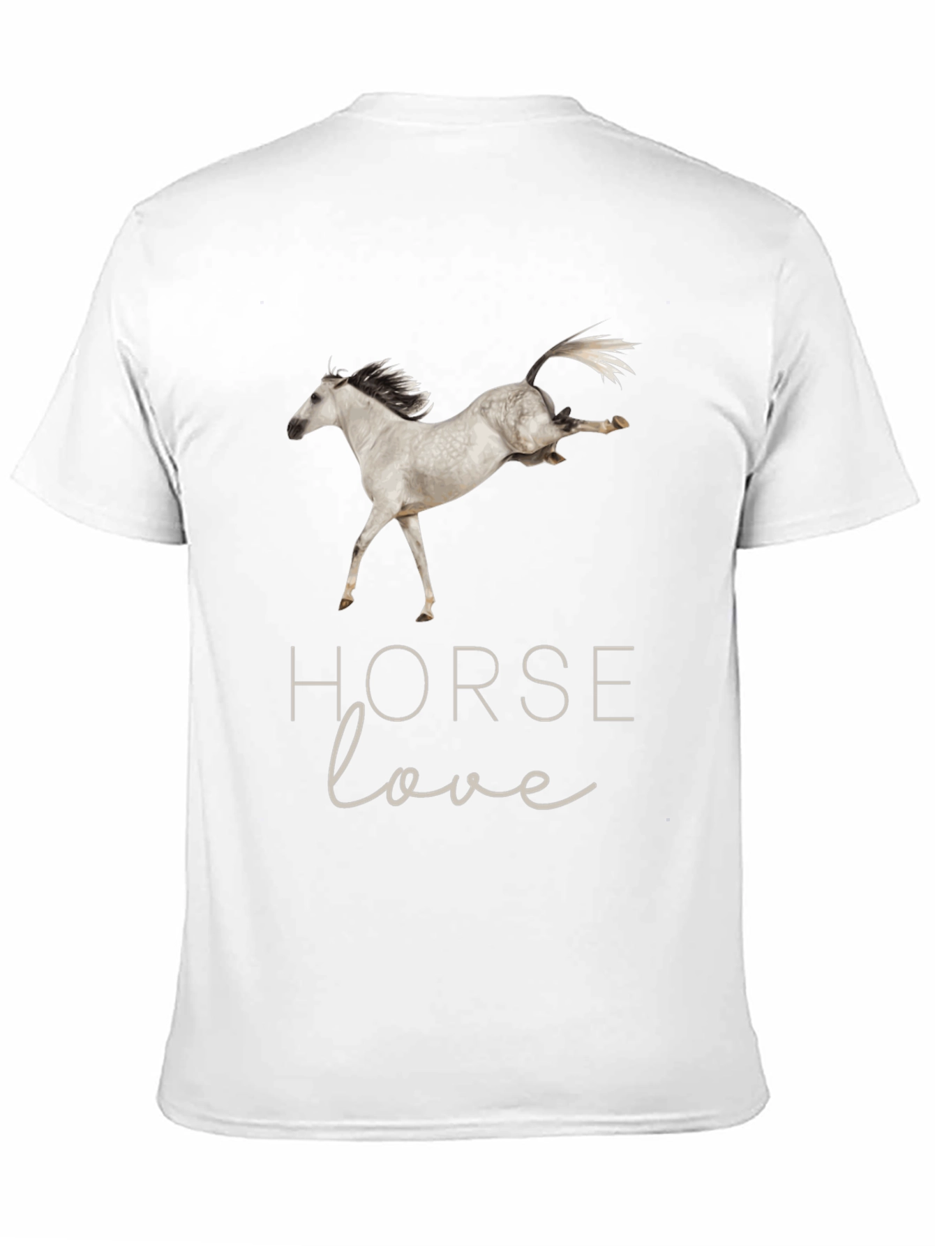 Horse Love Black T-Shirt