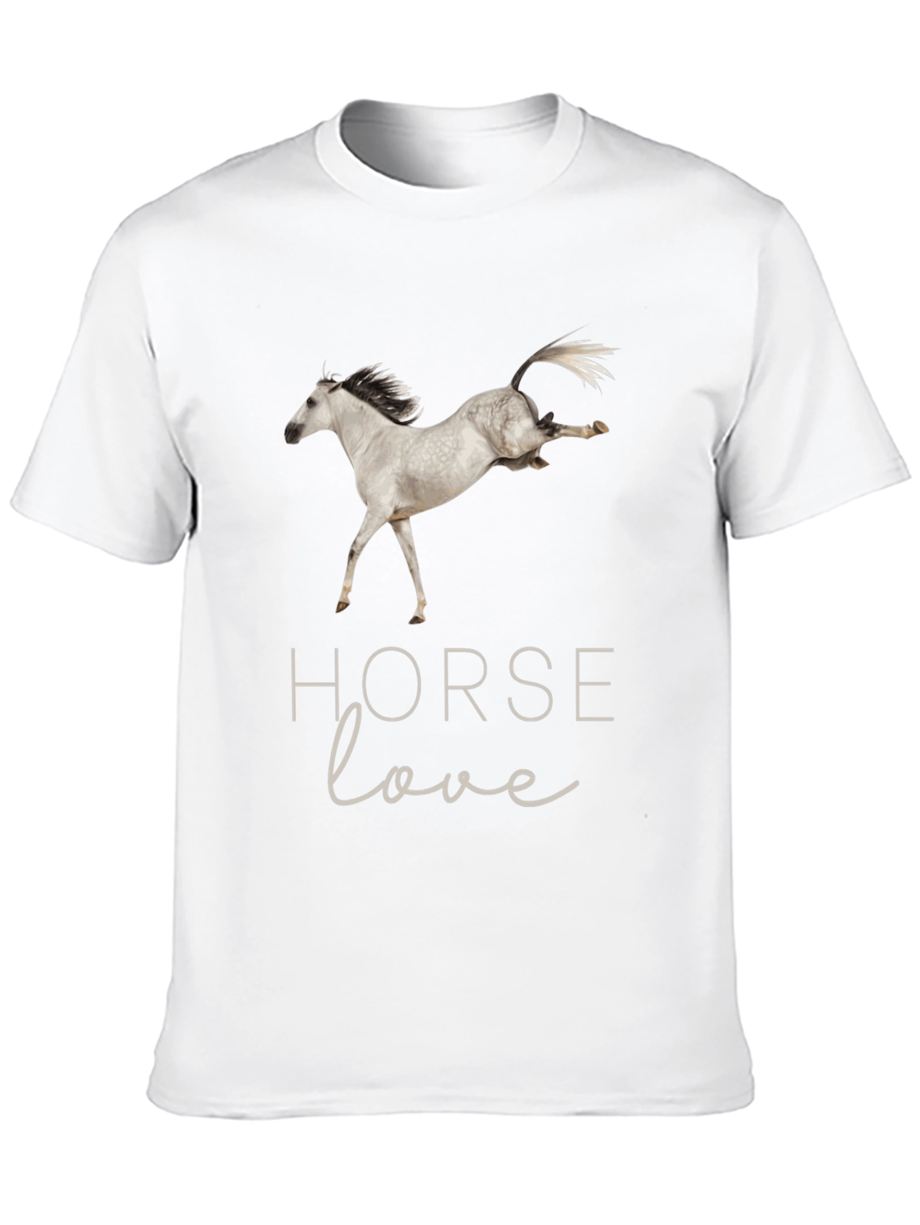 Horse Love Black T-Shirt