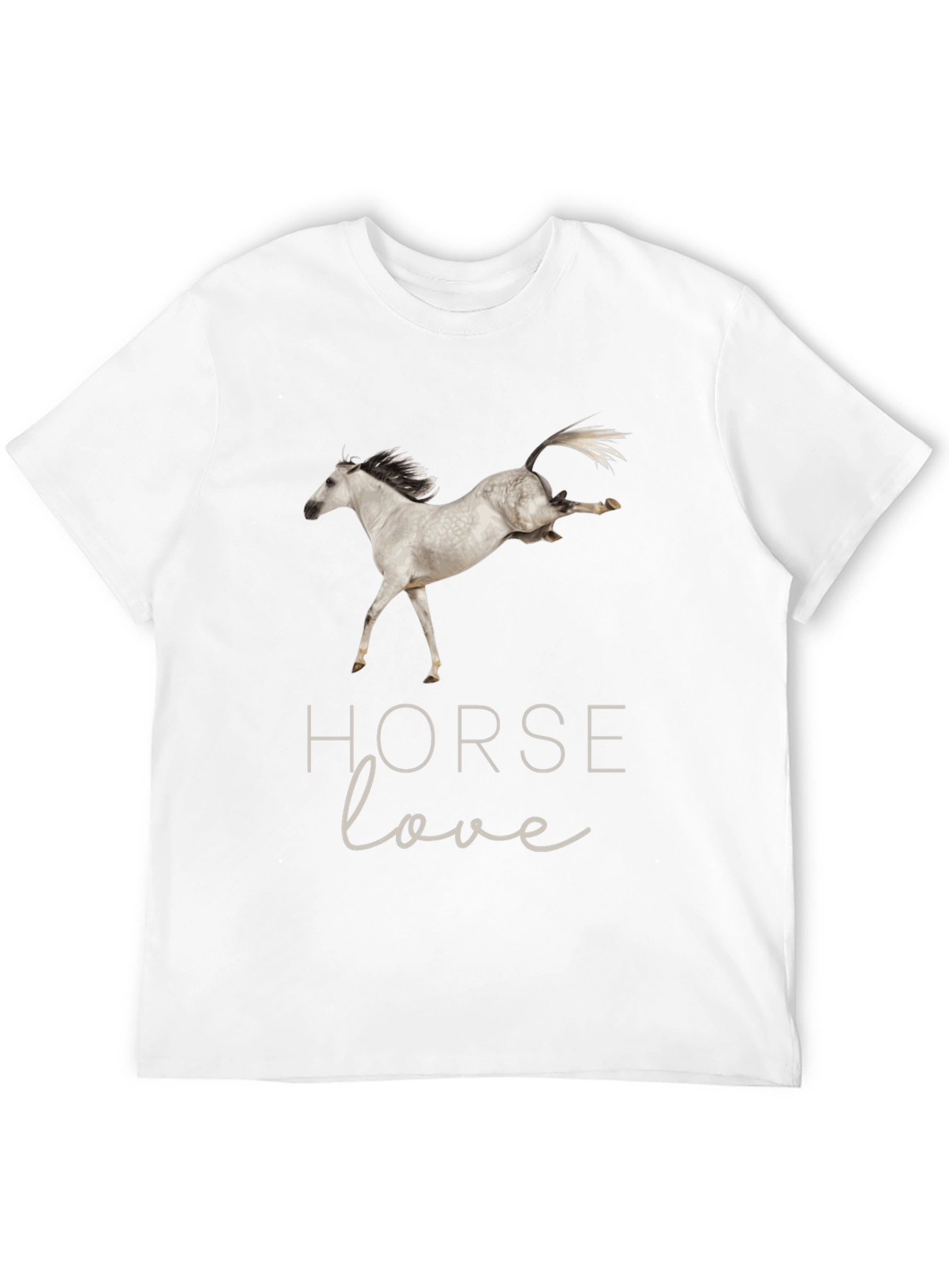 Horse Love Black T-Shirt