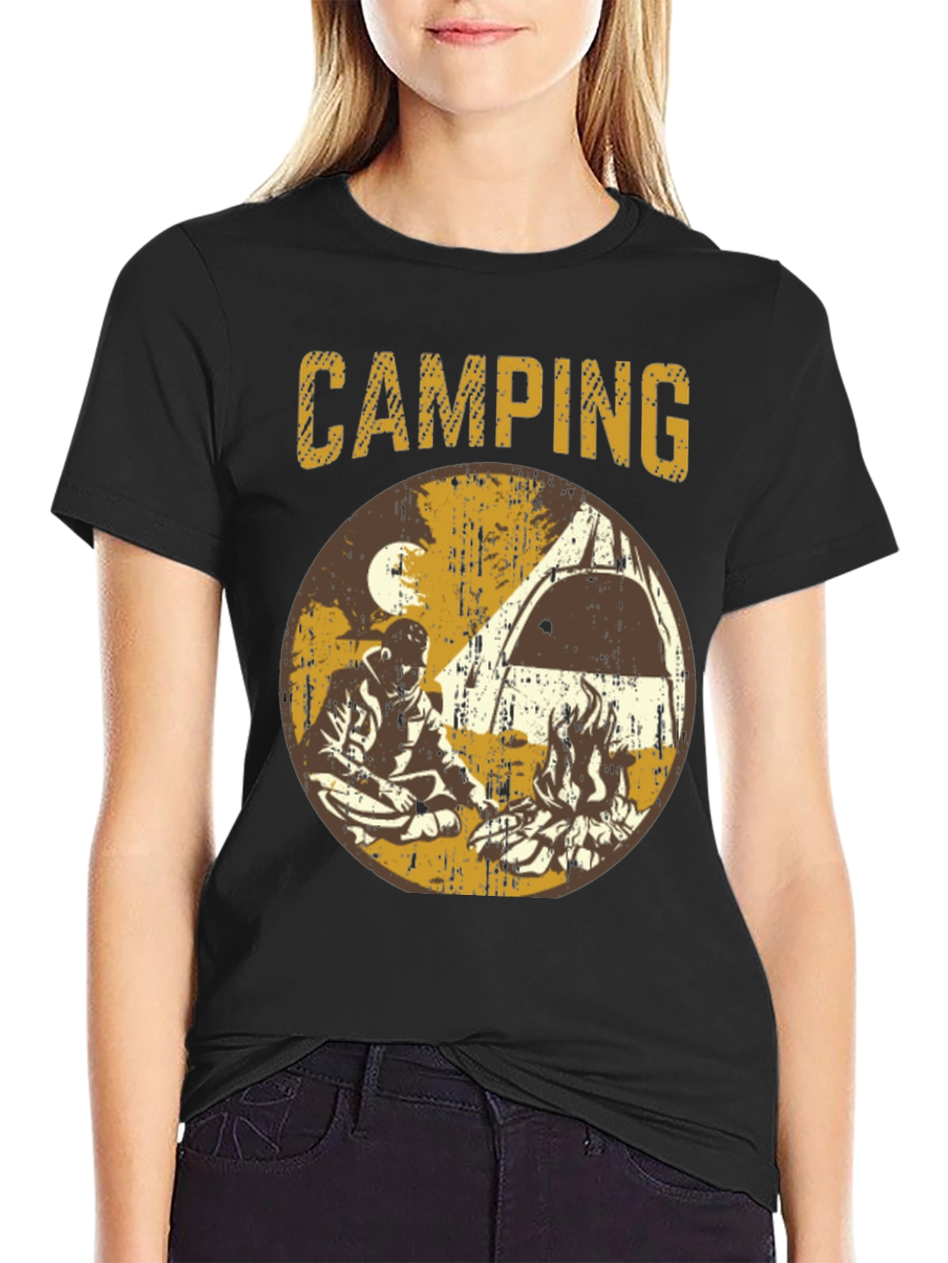 Camping Graphic T-Shirt - Adventure Ready!