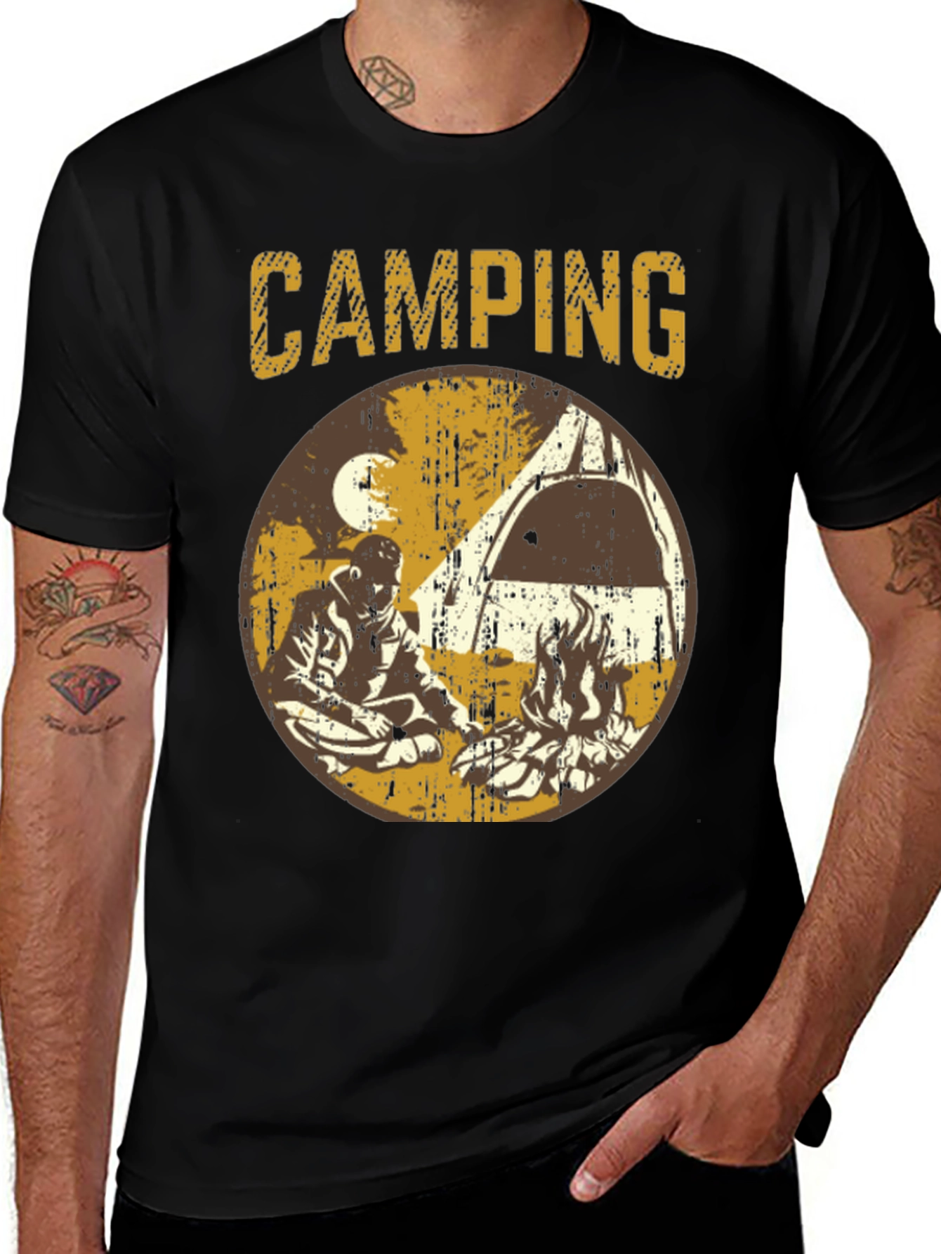 Camping Graphic T-Shirt - Adventure Ready!