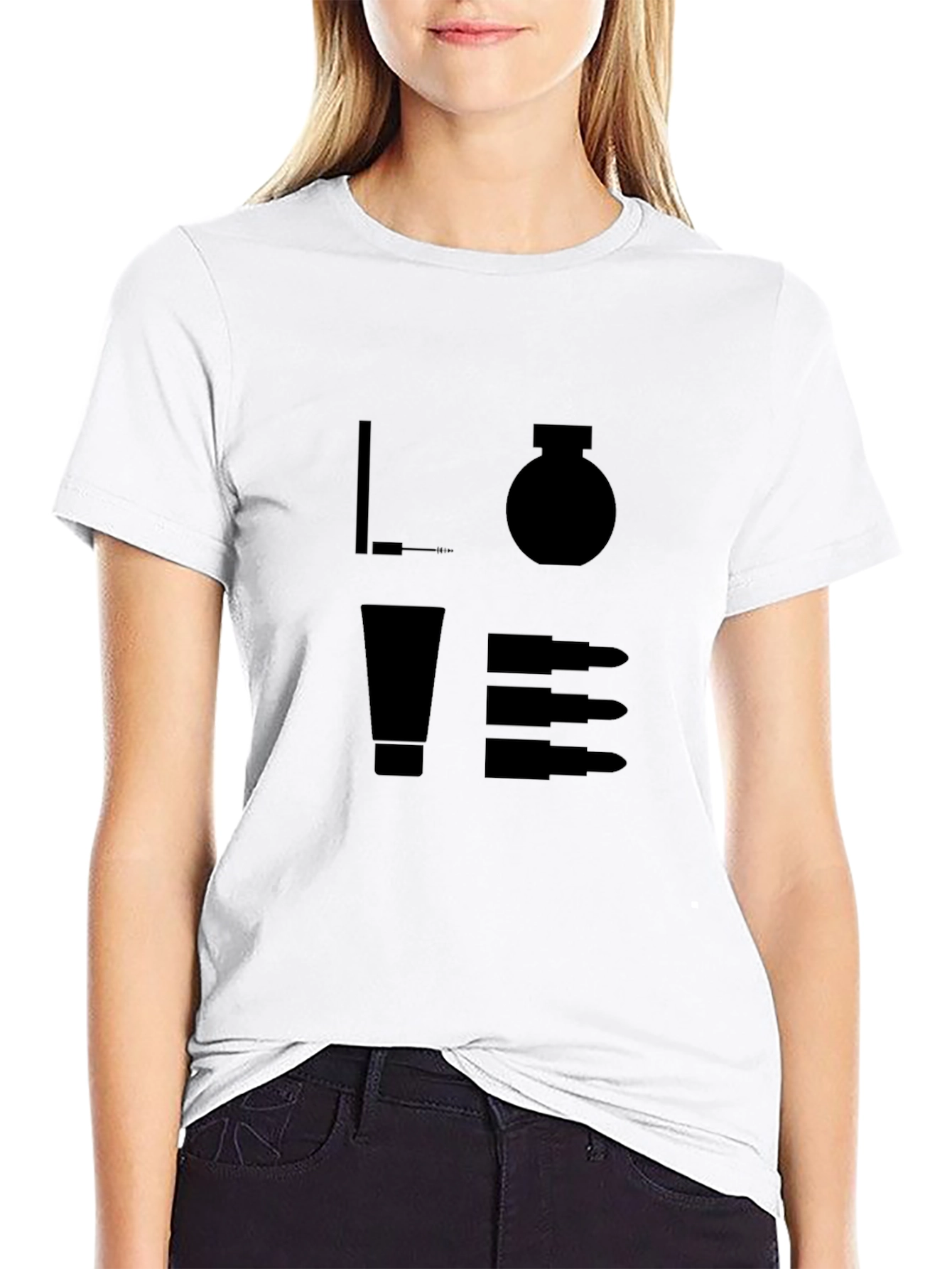 Love Makeup T-Shirt - Black Unique Design