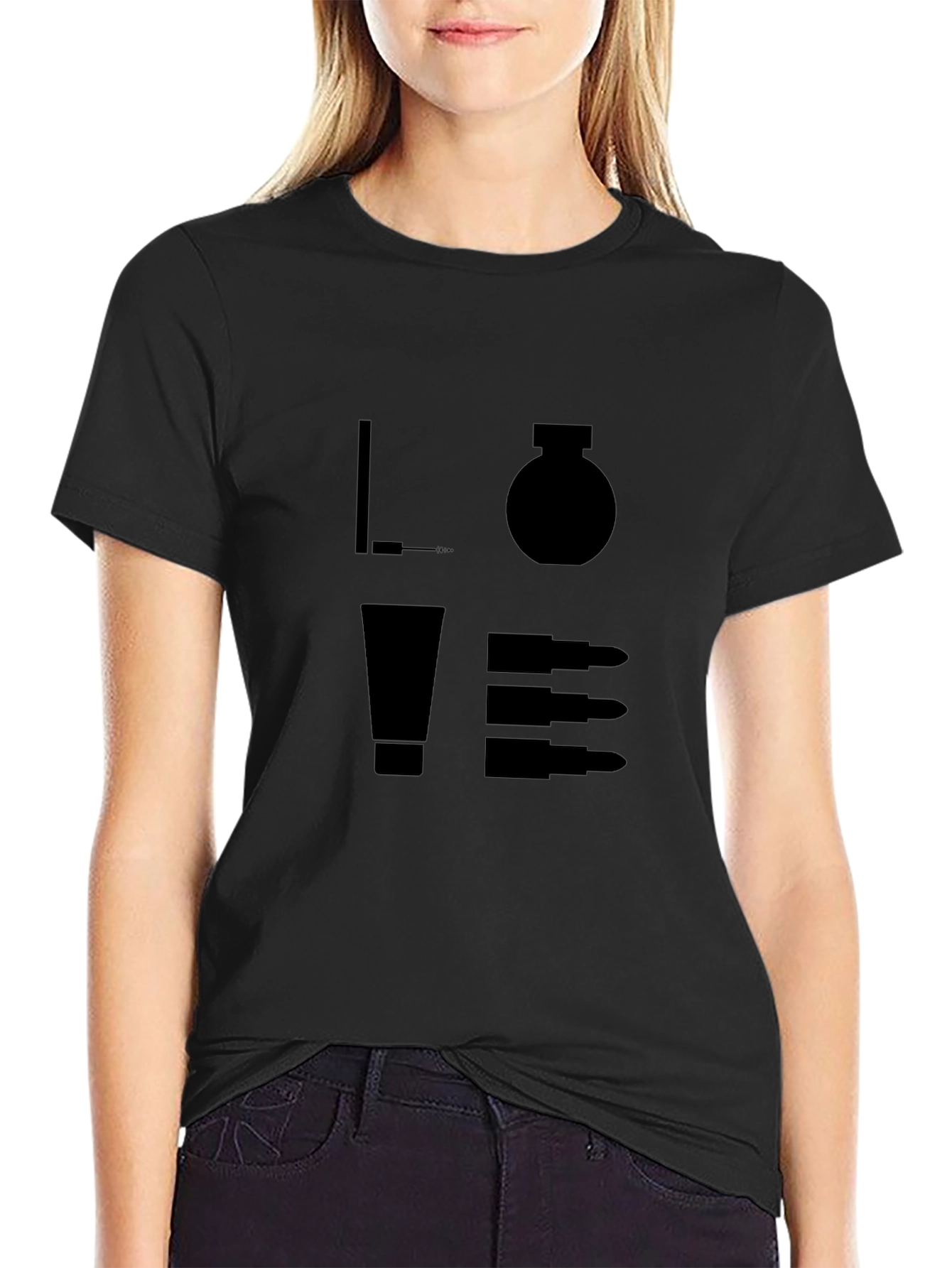 Love Makeup T-Shirt - Black Unique Design