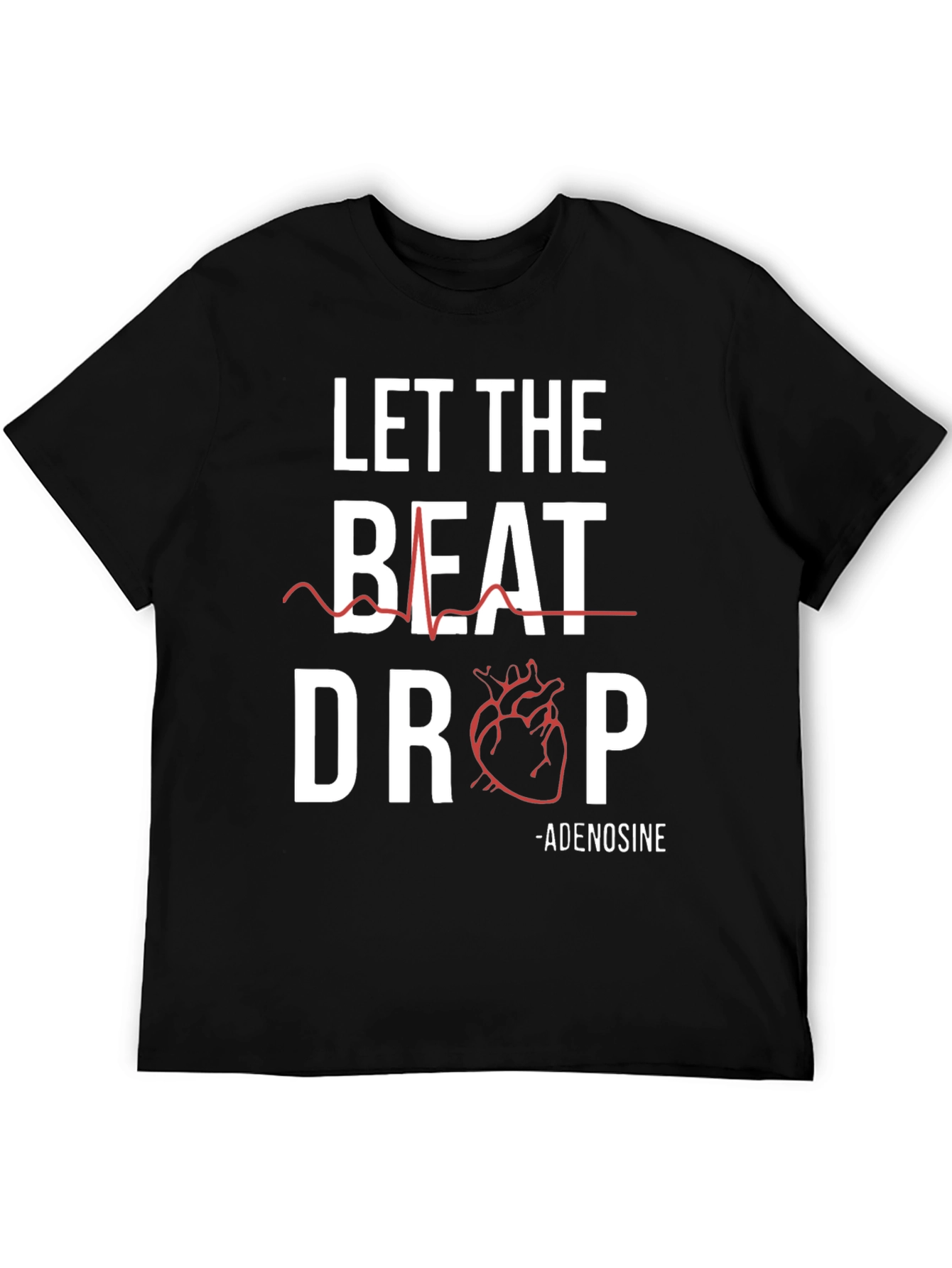 Let The Beat Drop Adenosine Graphic Tee