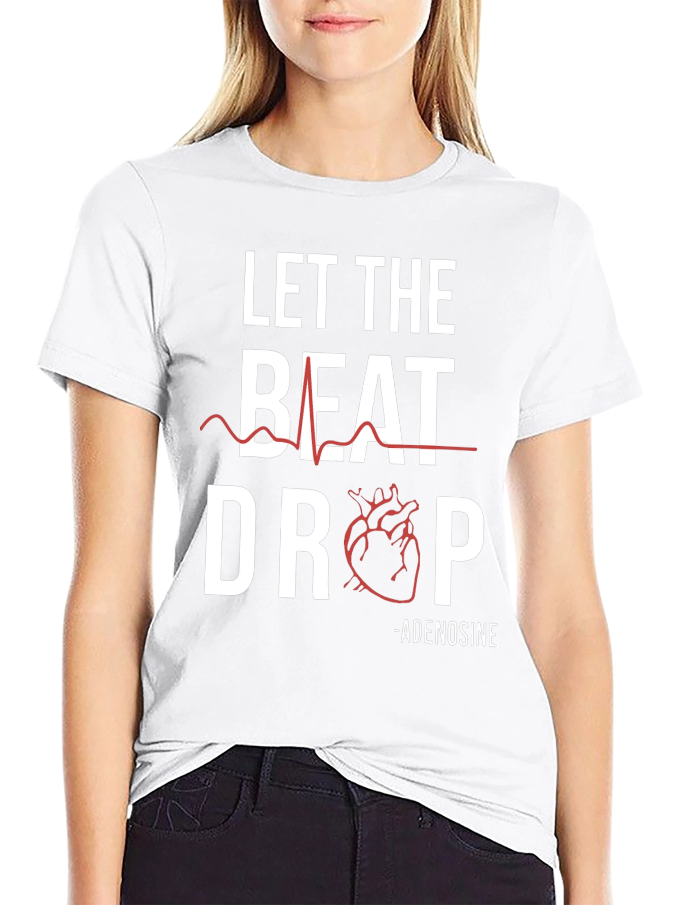 Let The Beat Drop Adenosine Graphic Tee
