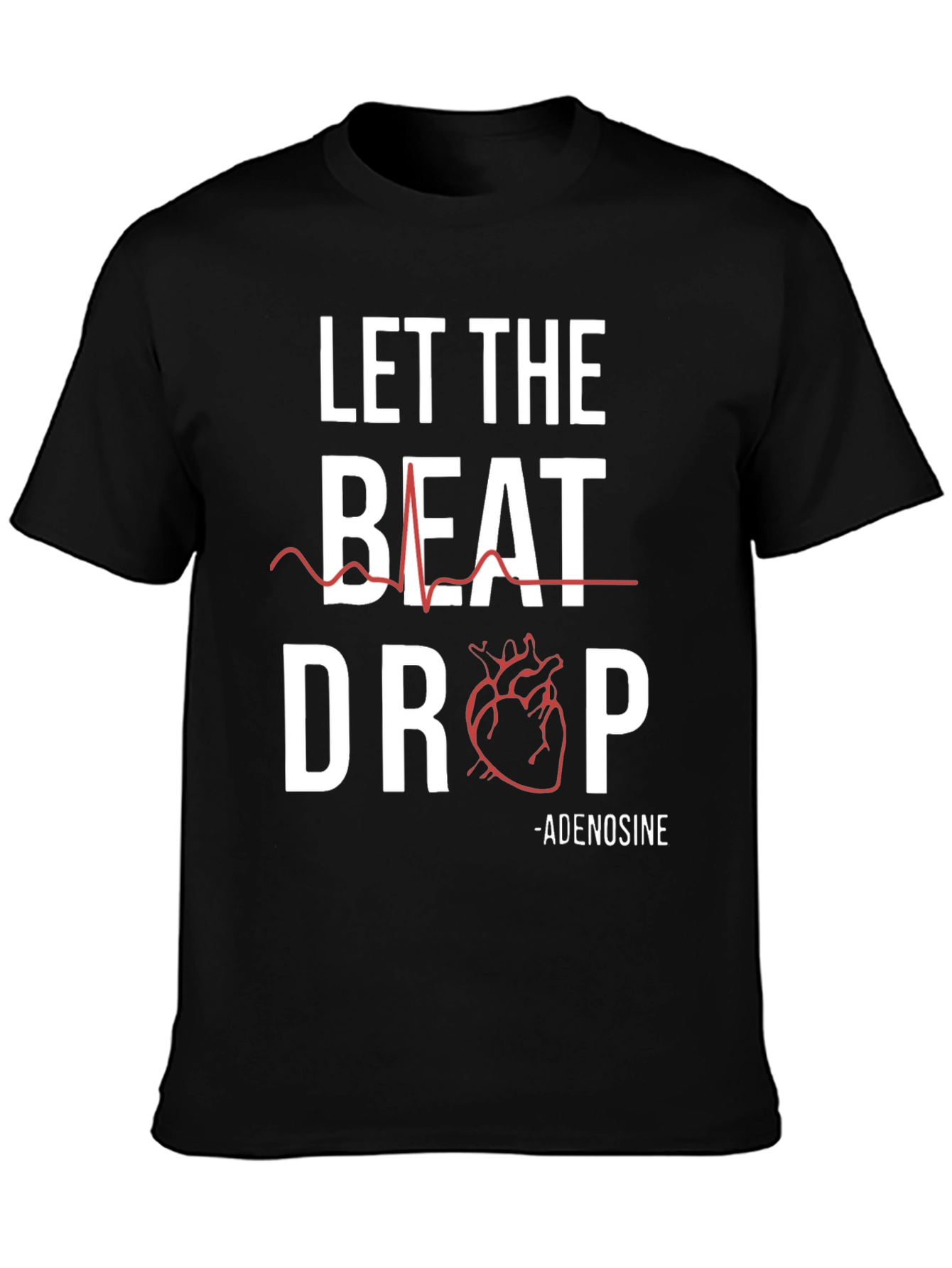 Let The Beat Drop Adenosine Graphic Tee