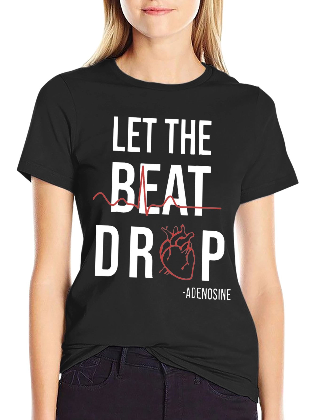 Let The Beat Drop Adenosine Graphic Tee
