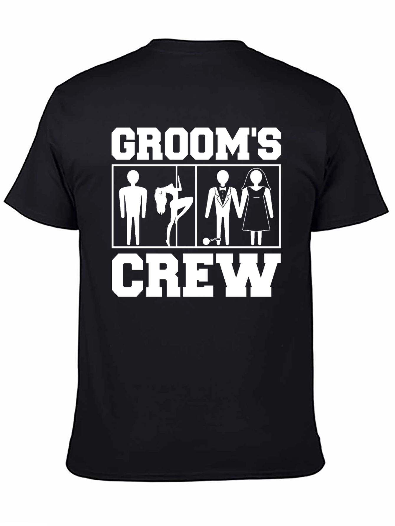 Grooms Crew T-Shirt Bachelor Party Apparel