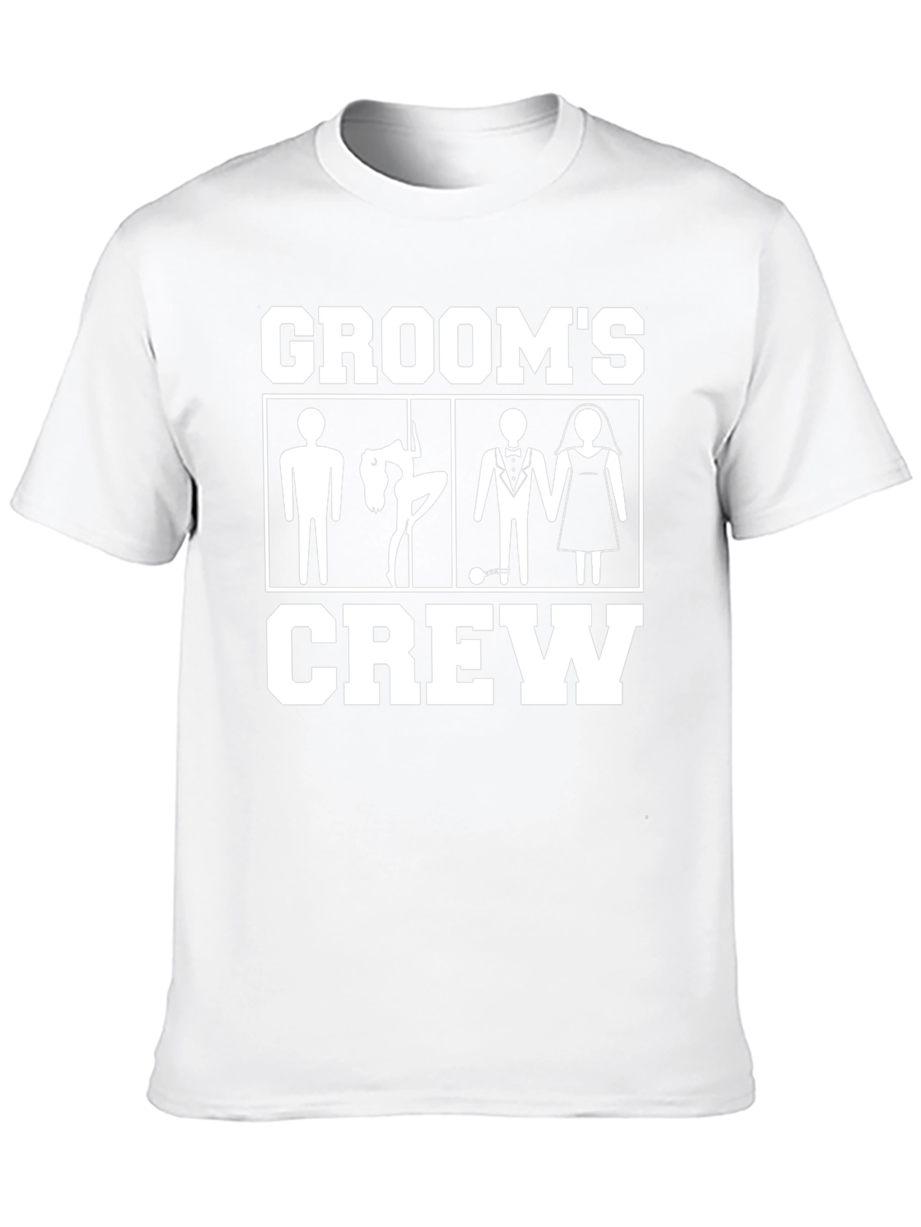 Grooms Crew T-Shirt Bachelor Party Apparel