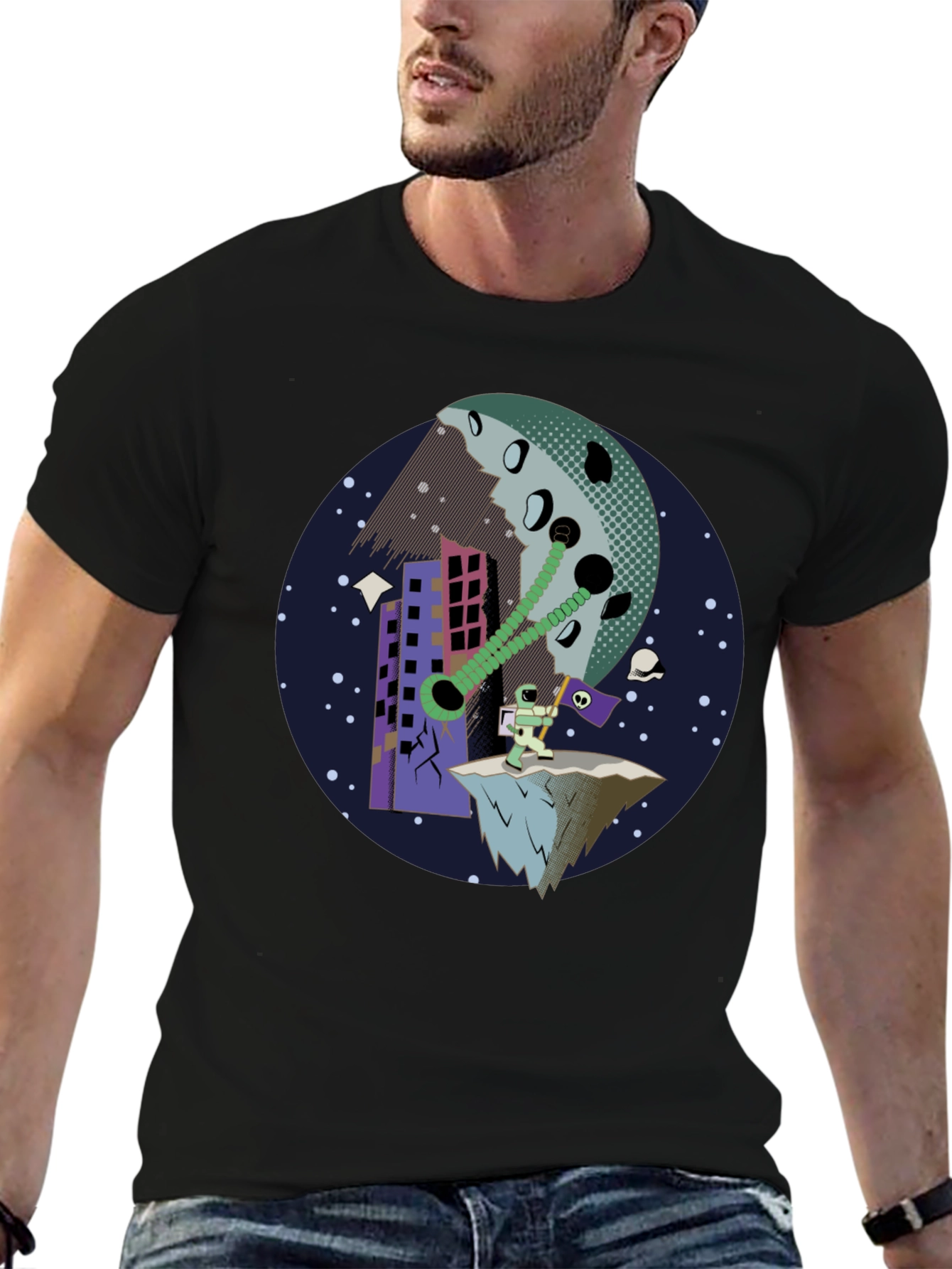 Astronaut Apocalypse Graphic Tee
