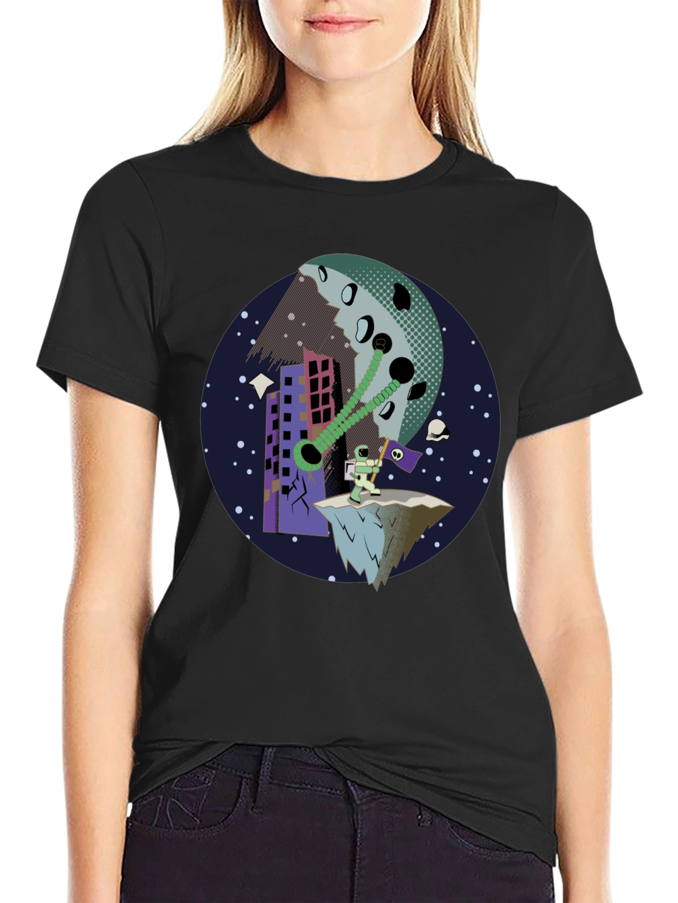 Astronaut Apocalypse Graphic Tee