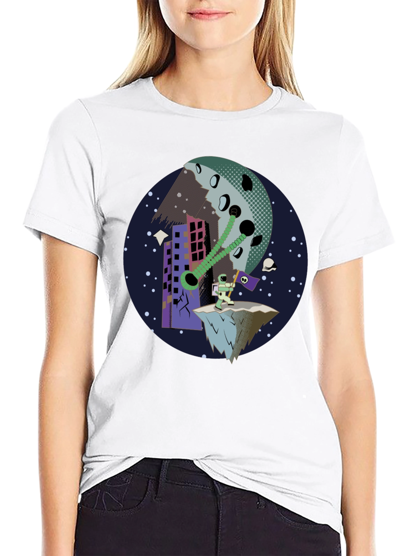 Astronaut Apocalypse Graphic Tee