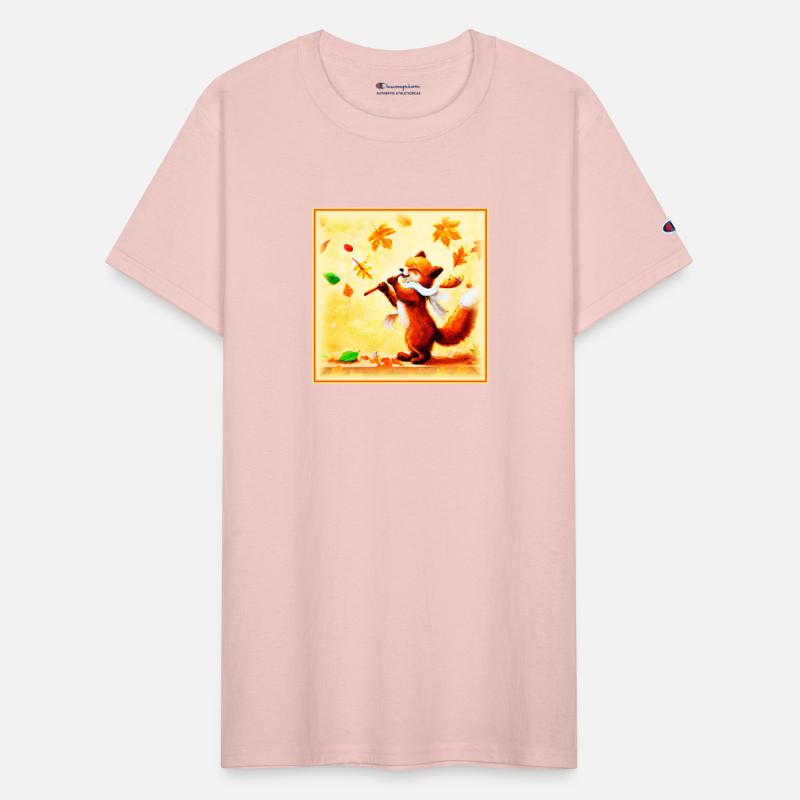 Painting Of a Happy Singing Red Fox. Buy Now