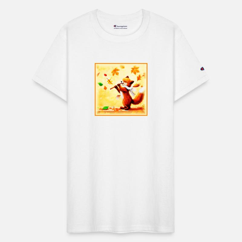Painting Of a Happy Singing Red Fox. Buy Now