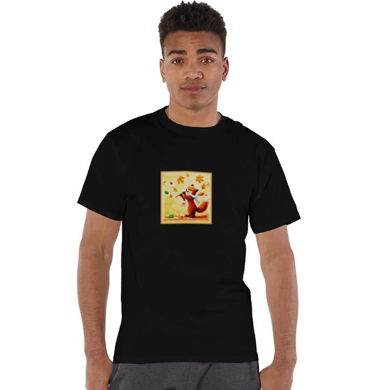 Painting Of a Happy Singing Red Fox. Buy Now