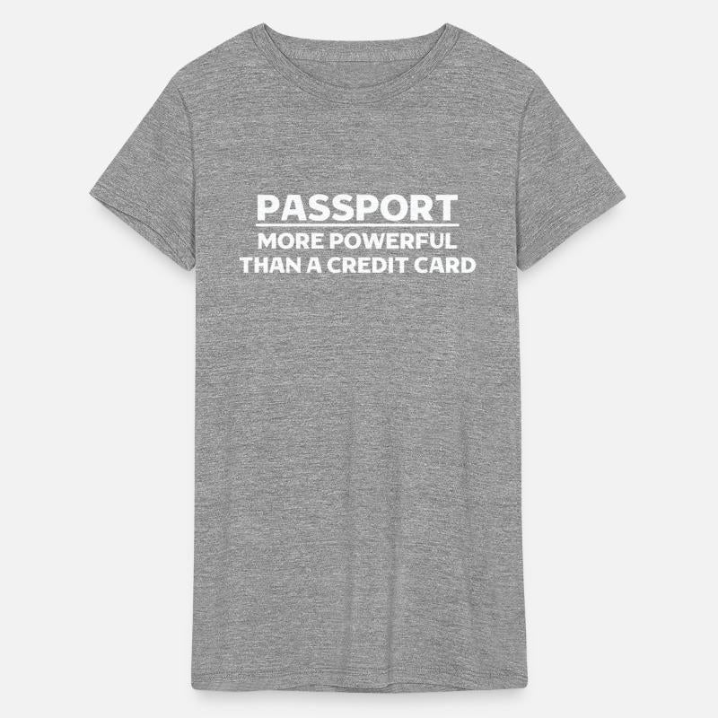 Passport Power Travel Humor Themed Design