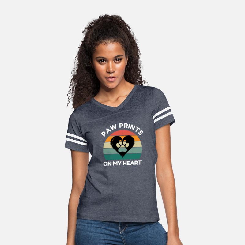 Paw Prints on My Heart - Pet Lover Design