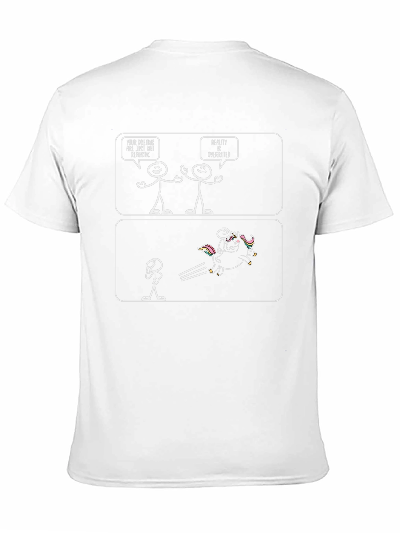 Dreams vs Reality Graphic T-Shirt - Black