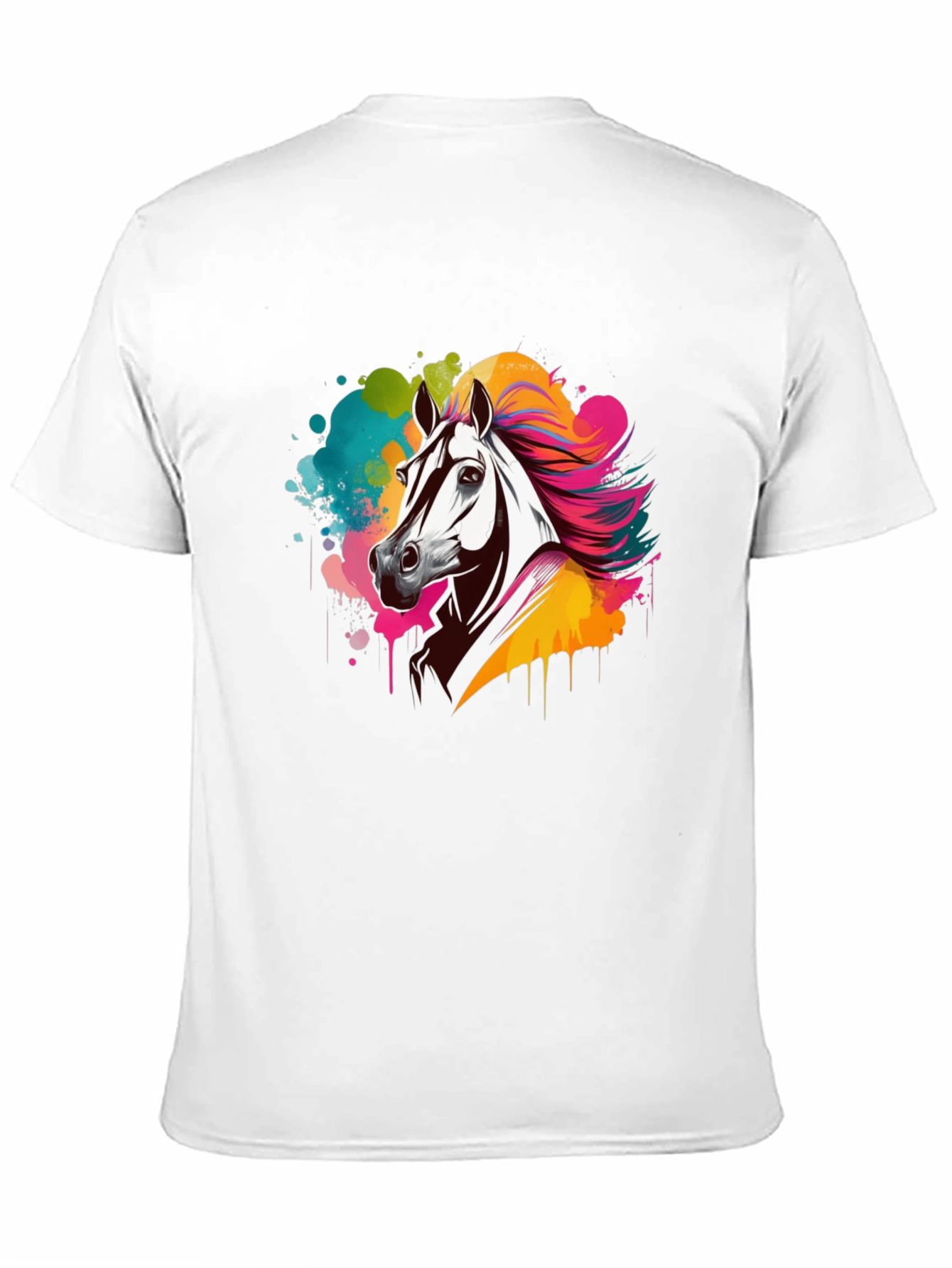 Black Horse Splash Graphic Tee