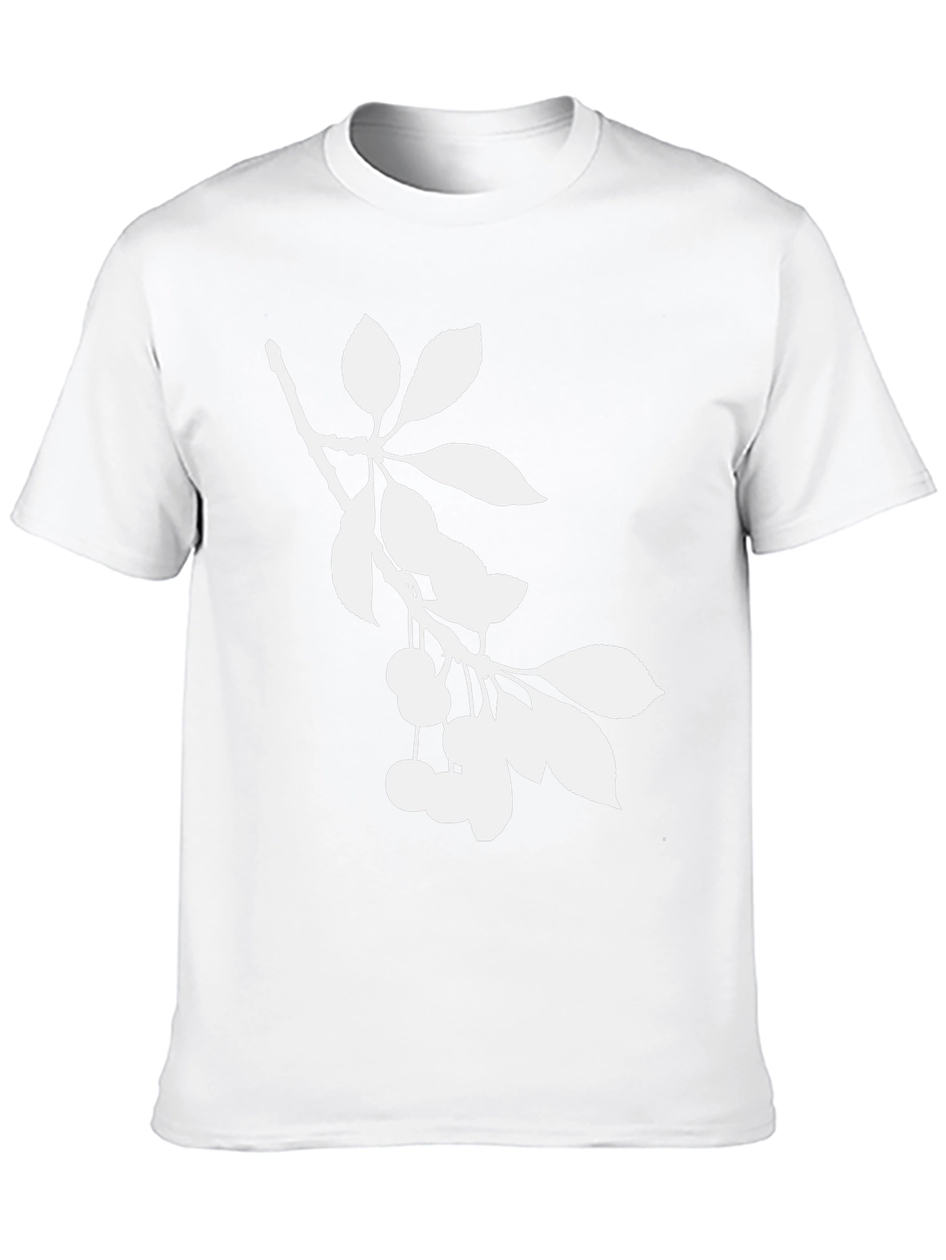 Cherry Branch T-Shirt - Stylish Black Tee