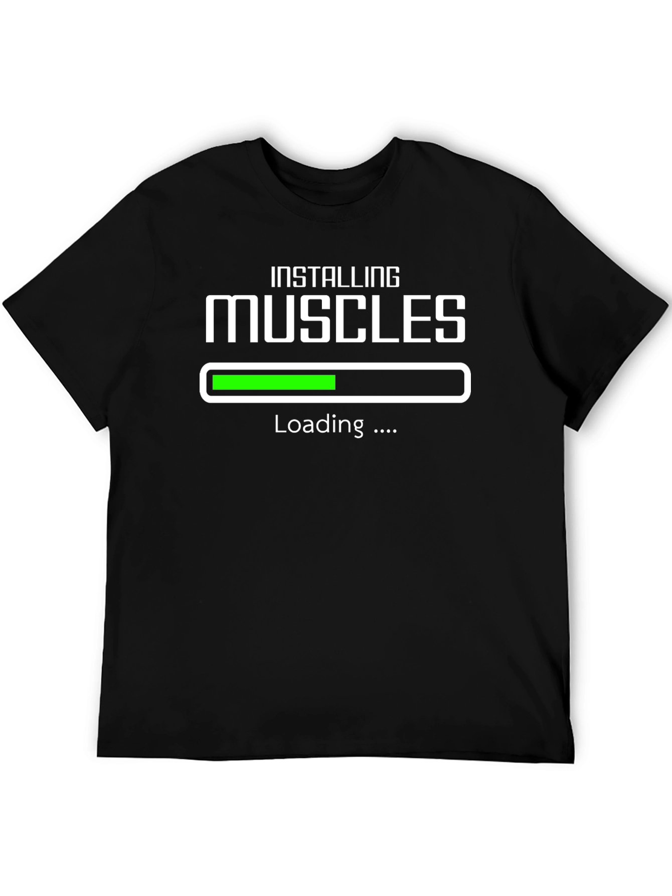 Installing Muscles Funny Gym T-Shirt