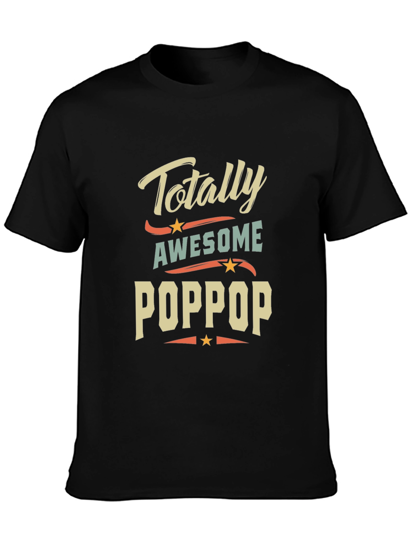 Totally Awesome POPPOP T-Shirt - Gift for Grandfather